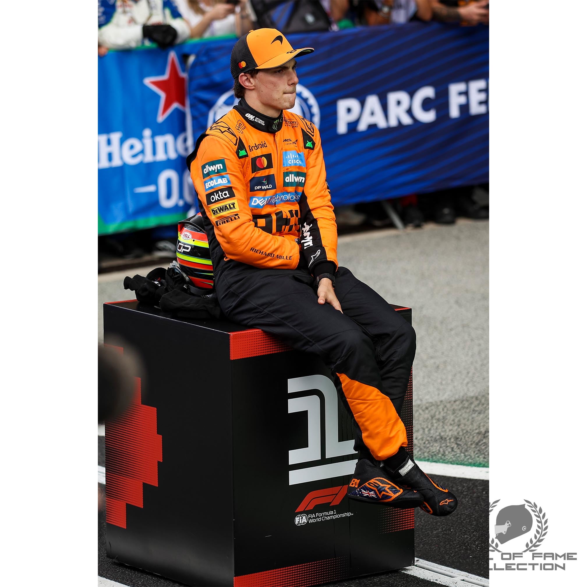 2025 Oscar Piastri Signed Original Used McLaren F1 Boots