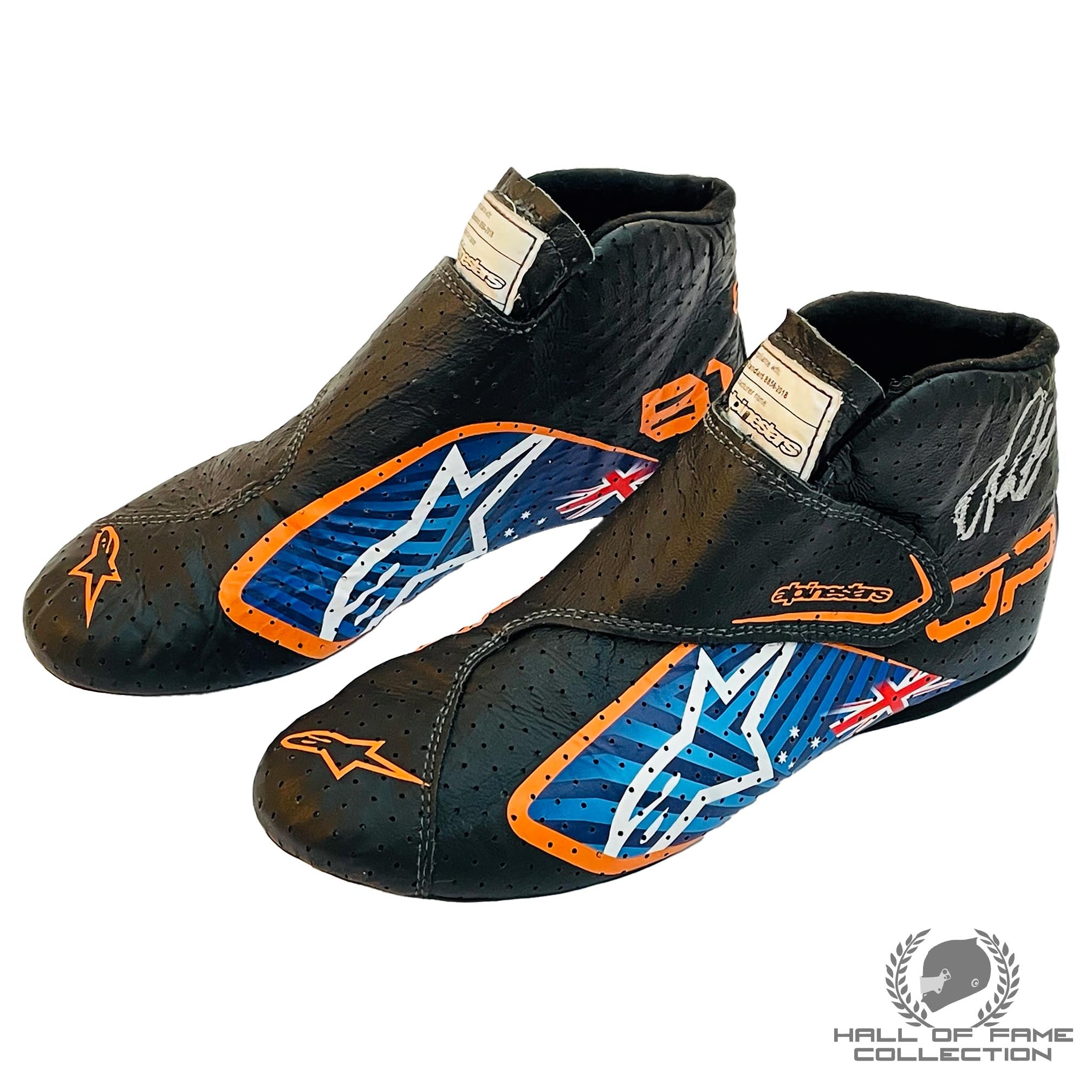 2025 Oscar Piastri Signed Original Used McLaren F1 Boots