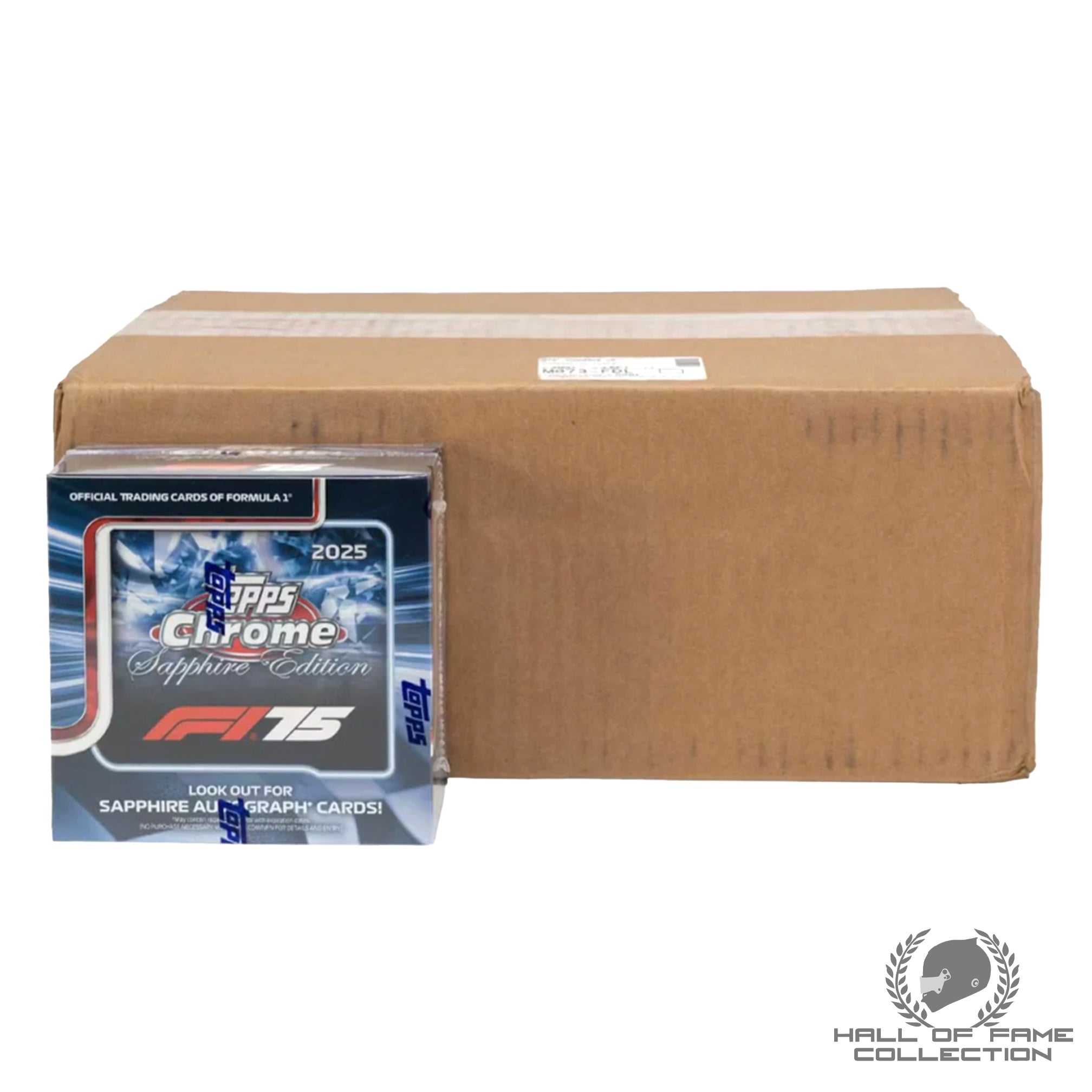 2025 Topps Chrome Formula 1 Sapphire Edition 10-Box Case