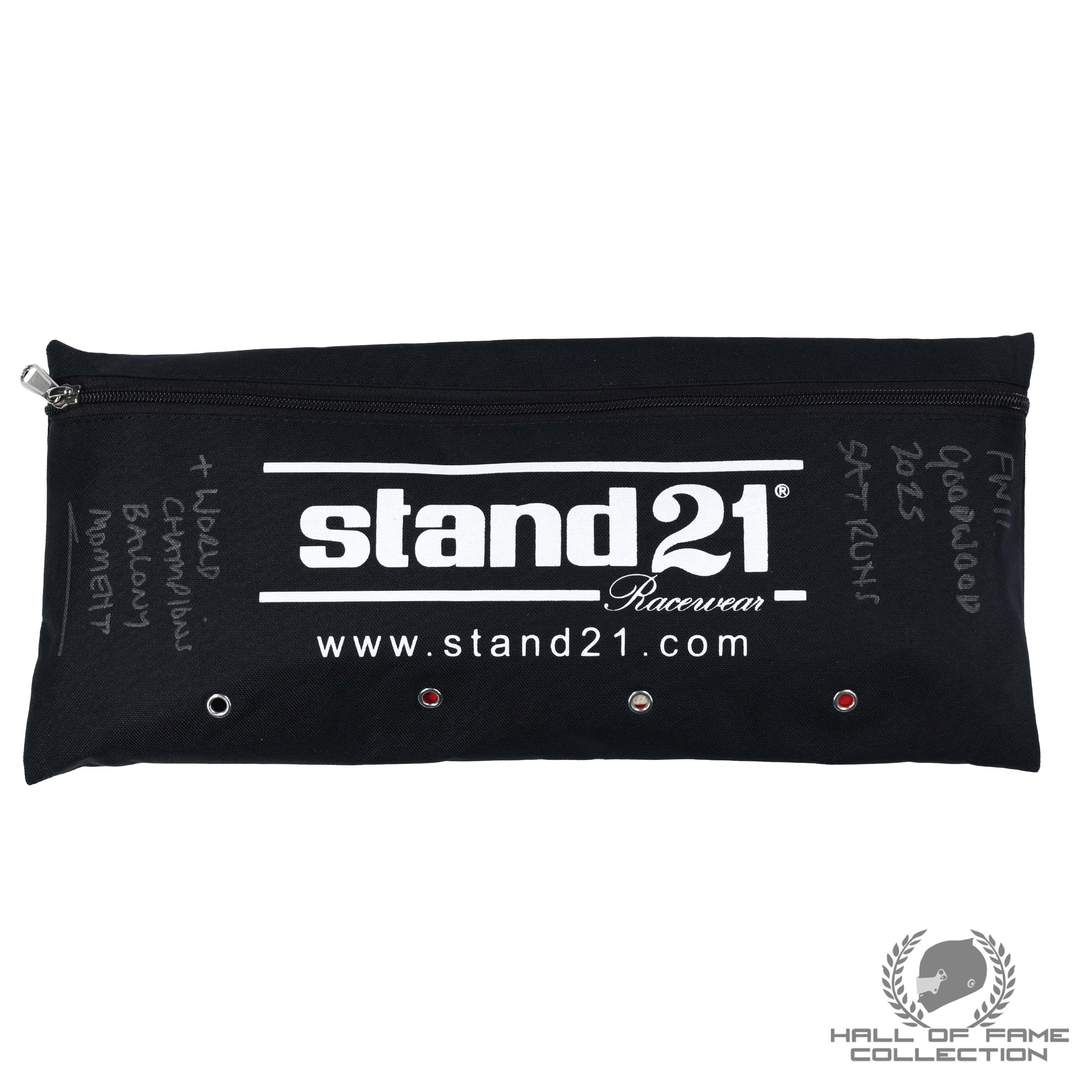 2025 '1986' Nigel Mansell Goodwood Stand 21 Signed Racing Gloves