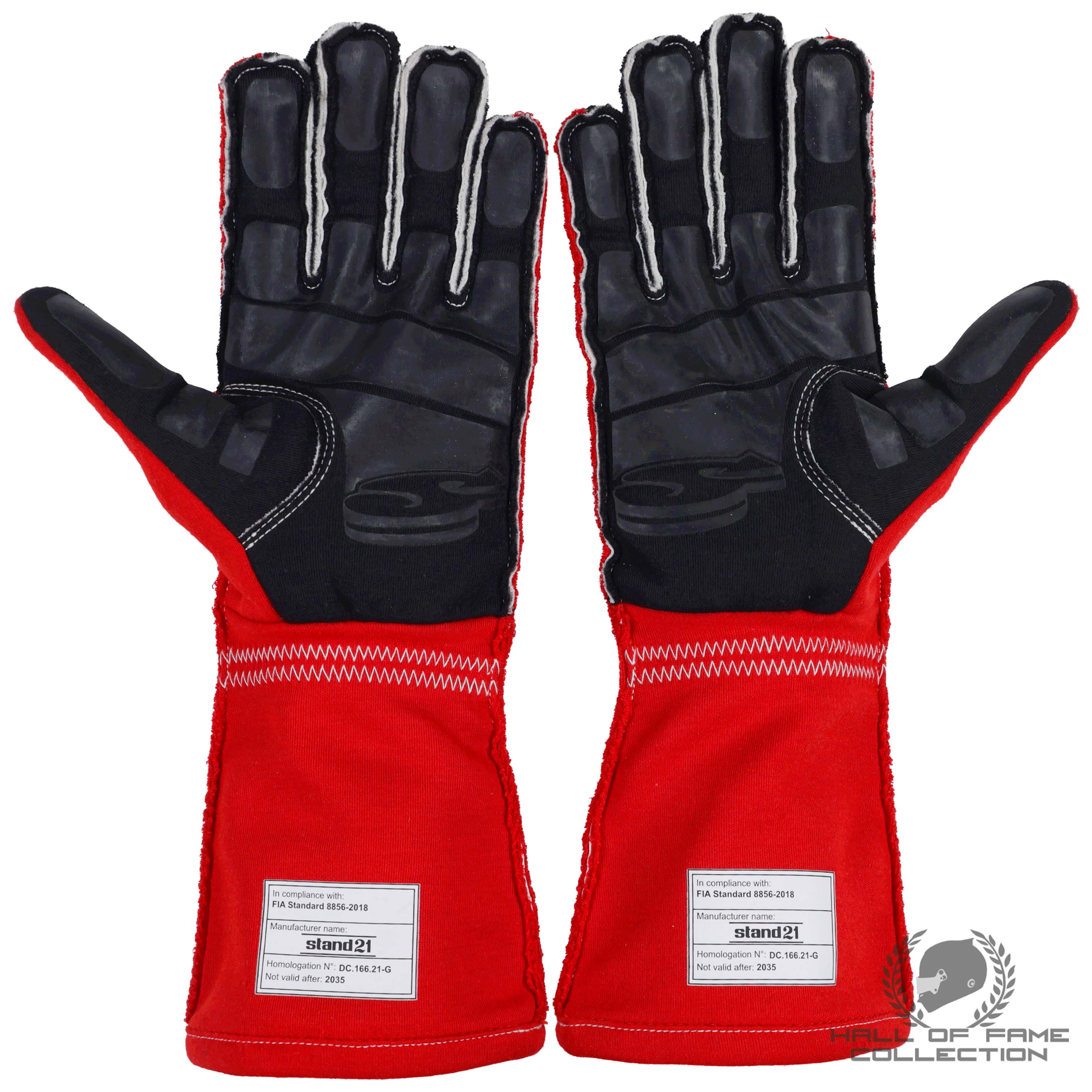 2025 '1986' Nigel Mansell Goodwood Stand 21 Signed Racing Gloves