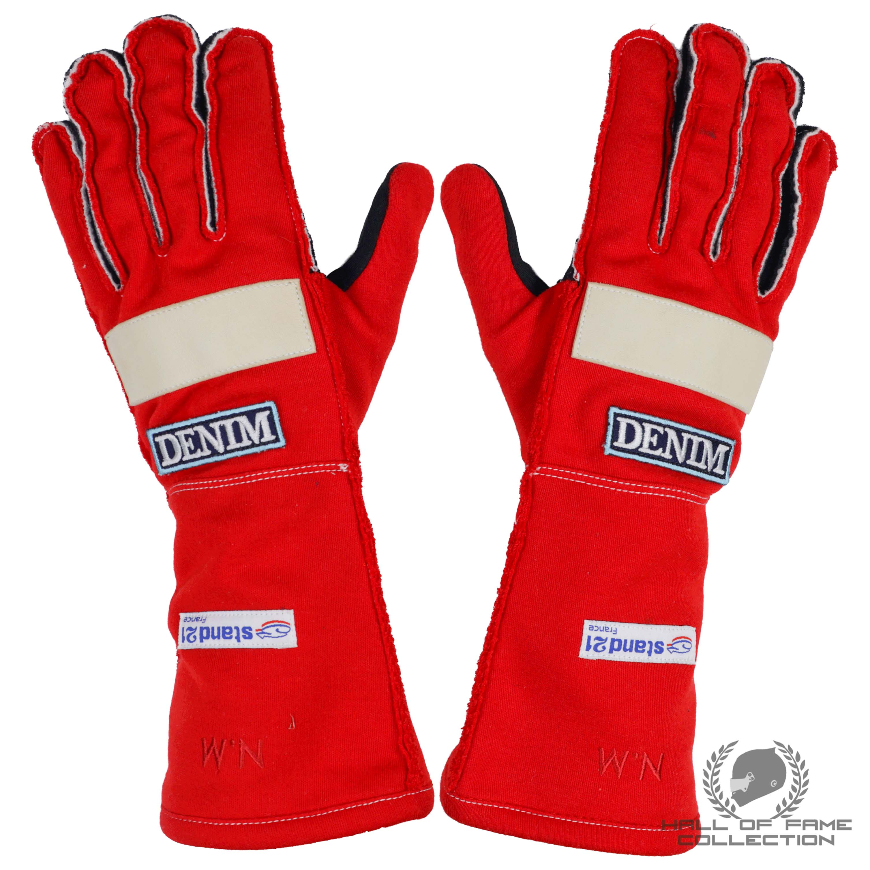 2025 '1986' Nigel Mansell Goodwood Stand 21 Signed Racing Gloves