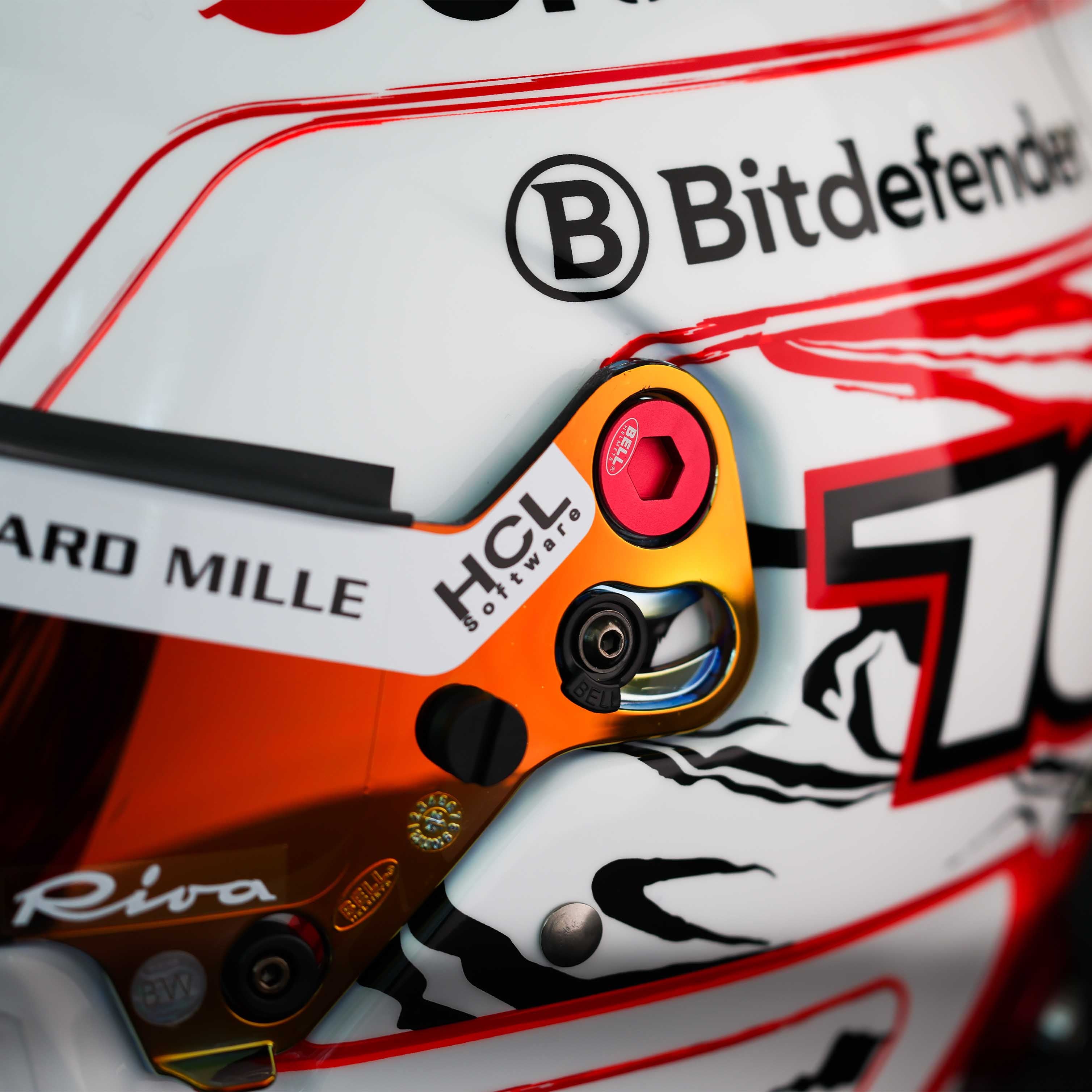 2025 Charles Leclerc Signed Japanese GP Ferrari F1 Replica Helmet