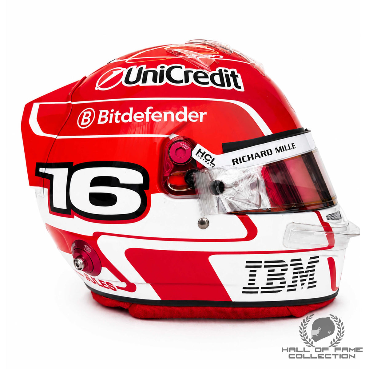 2025 Charles Leclerc Signed Used Scuderia Ferrari  F1 Helmet