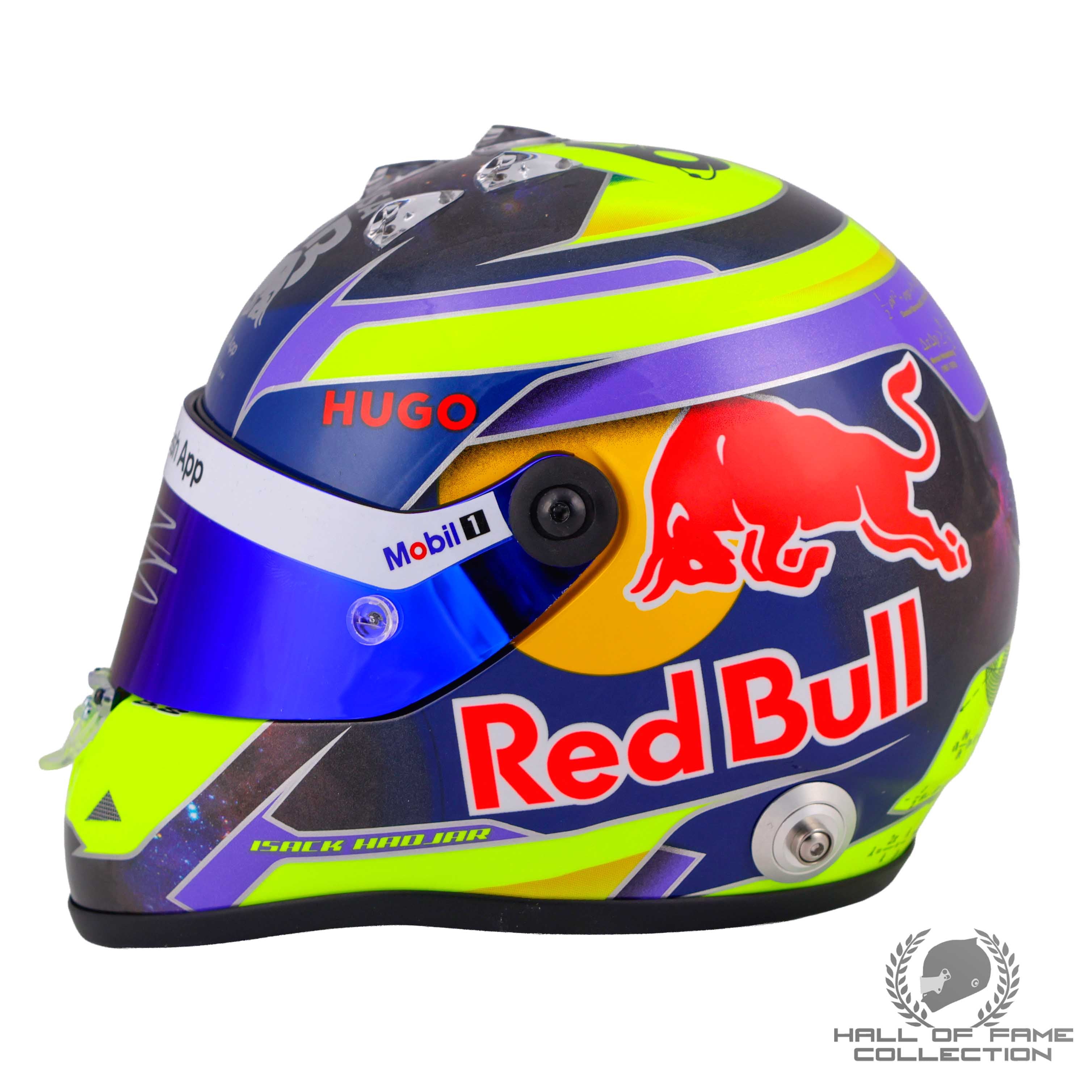 2025 Isack Hadjar Signed Racing Bulls 1:2 Scale F1 Helmet