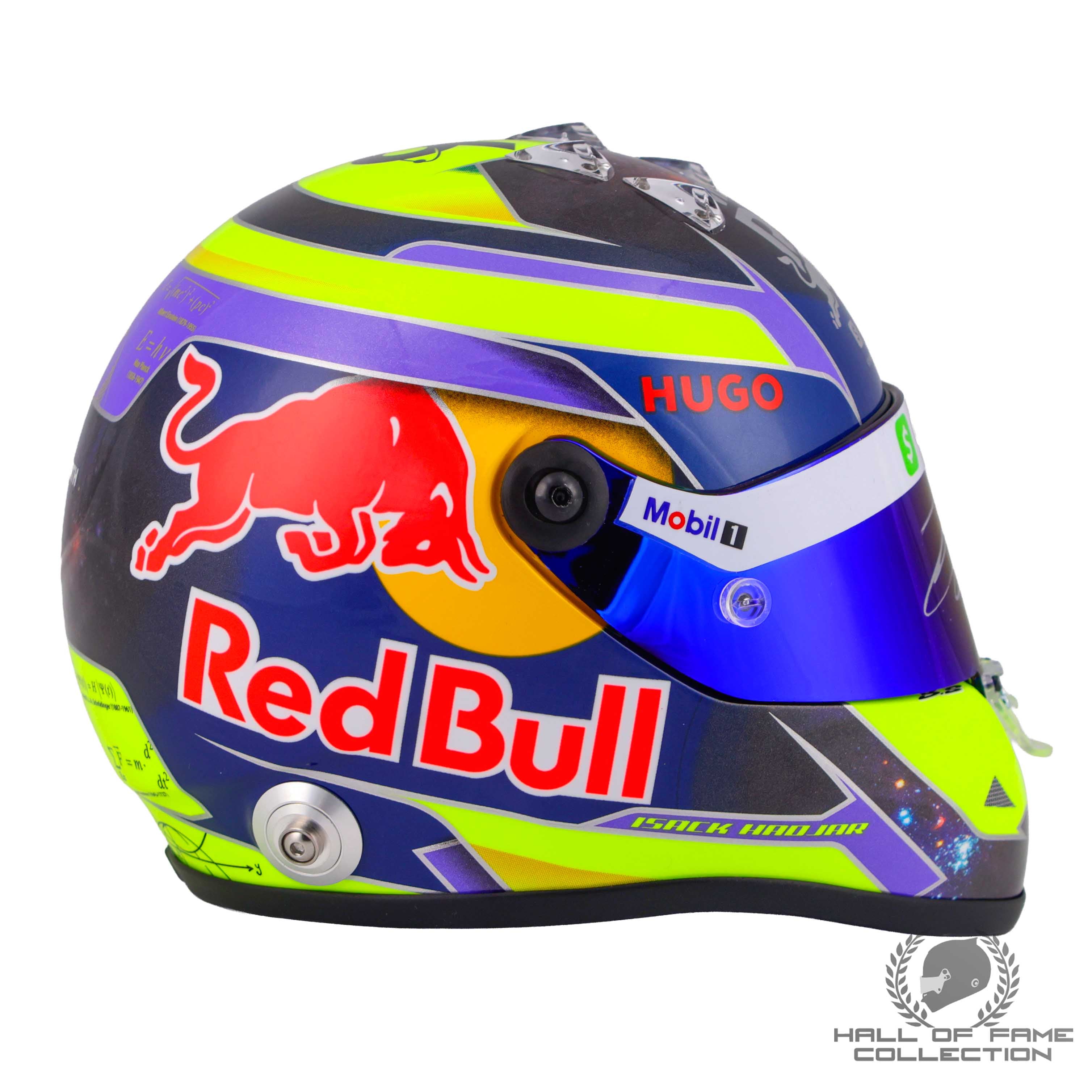 2025 Isack Hadjar Signed Racing Bulls 1:2 Scale F1 Helmet