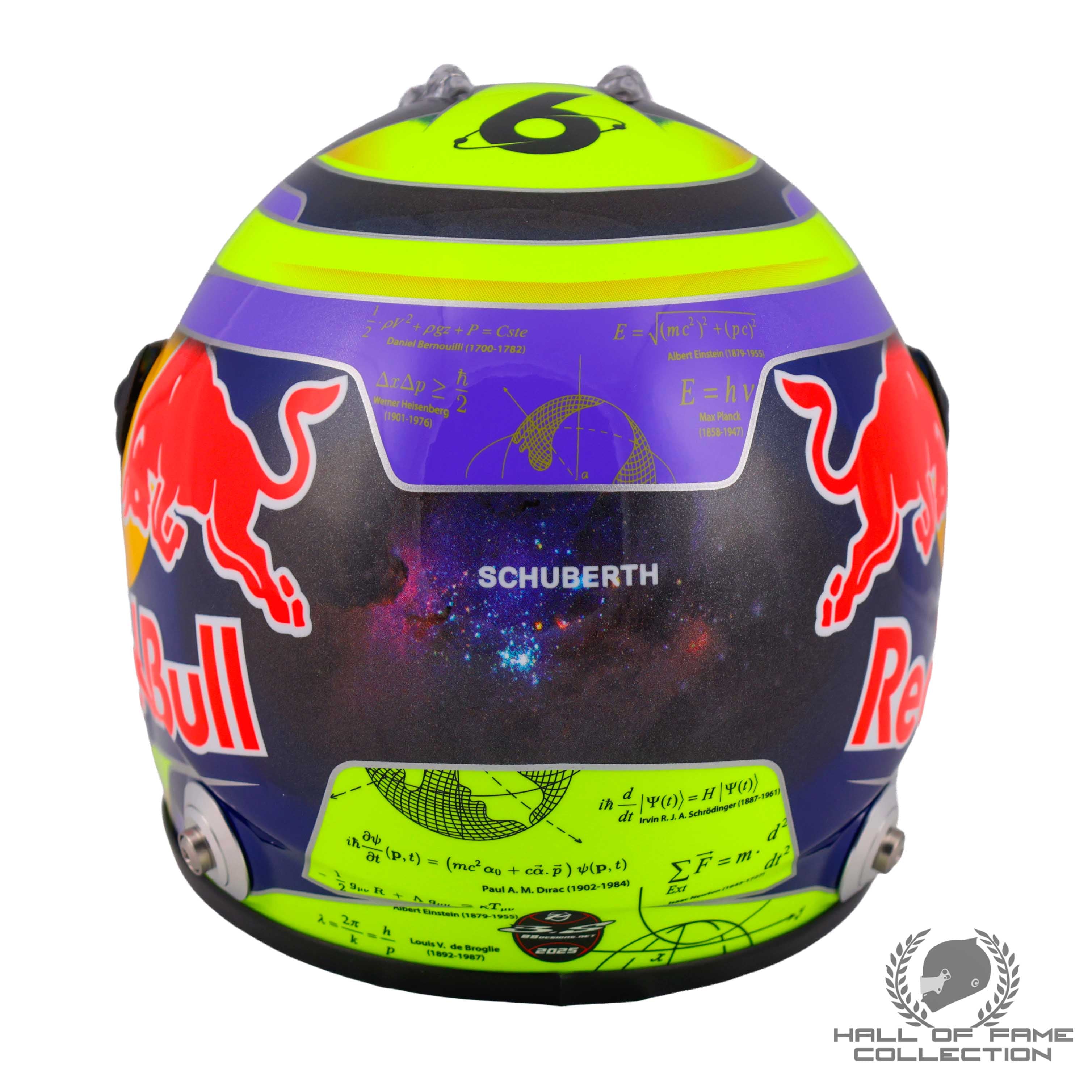 2025 Isack Hadjar Signed Racing Bulls 1:2 Scale F1 Helmet