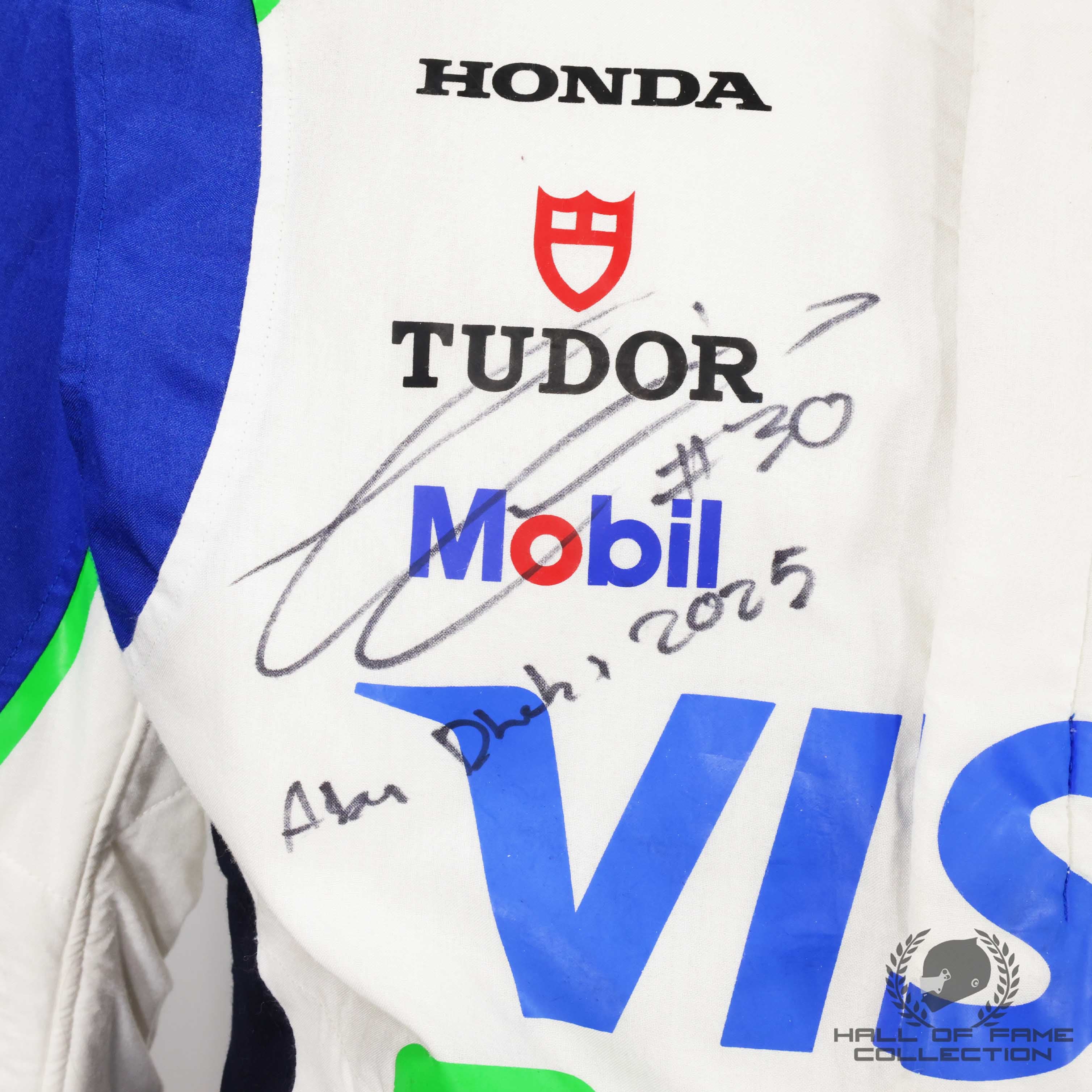 2025 Liam Lawson Signed Abu Dhabi 'Rookie Season' Racing Bulls F1 Suit