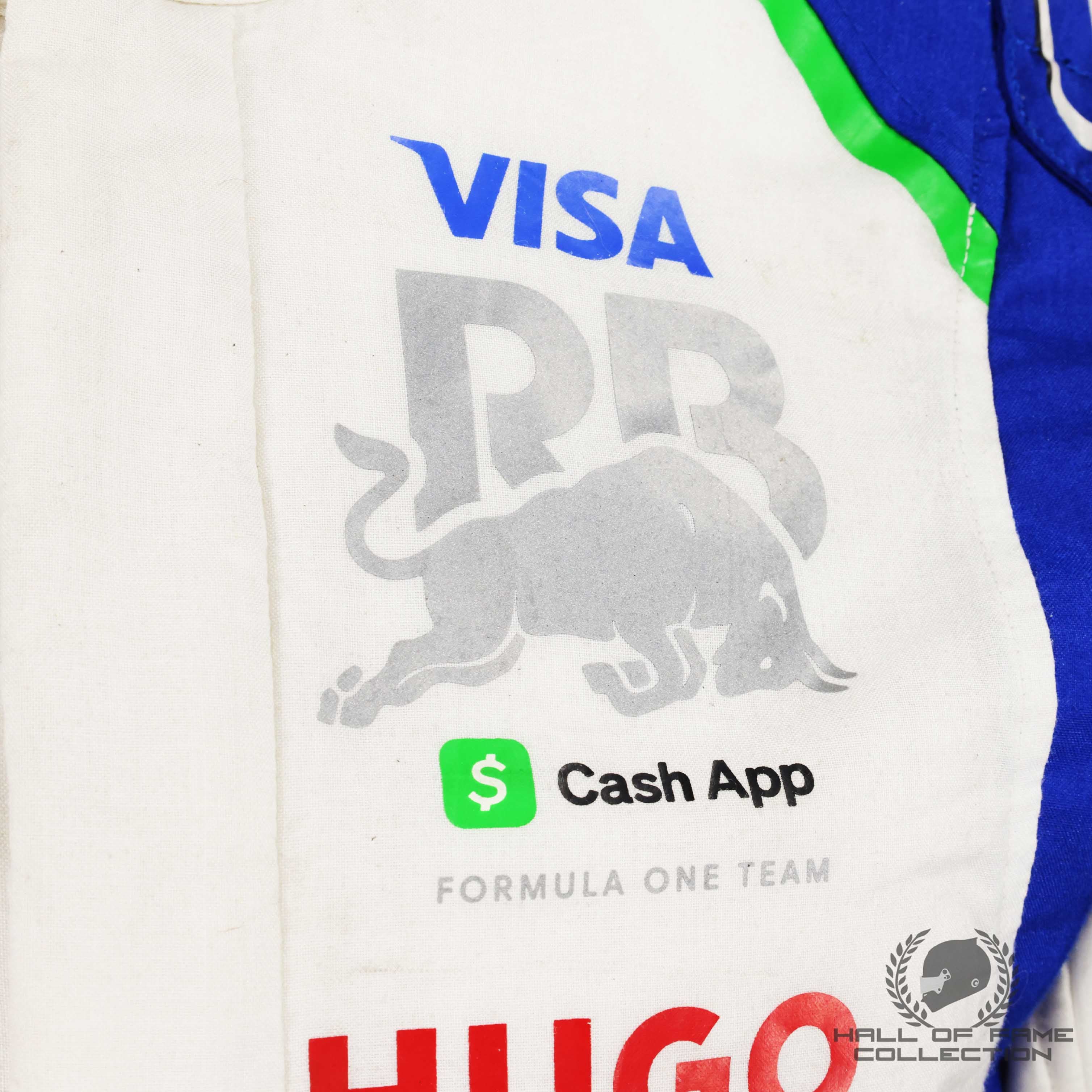 2025 Liam Lawson Signed Abu Dhabi 'Rookie Season' Racing Bulls F1 Suit