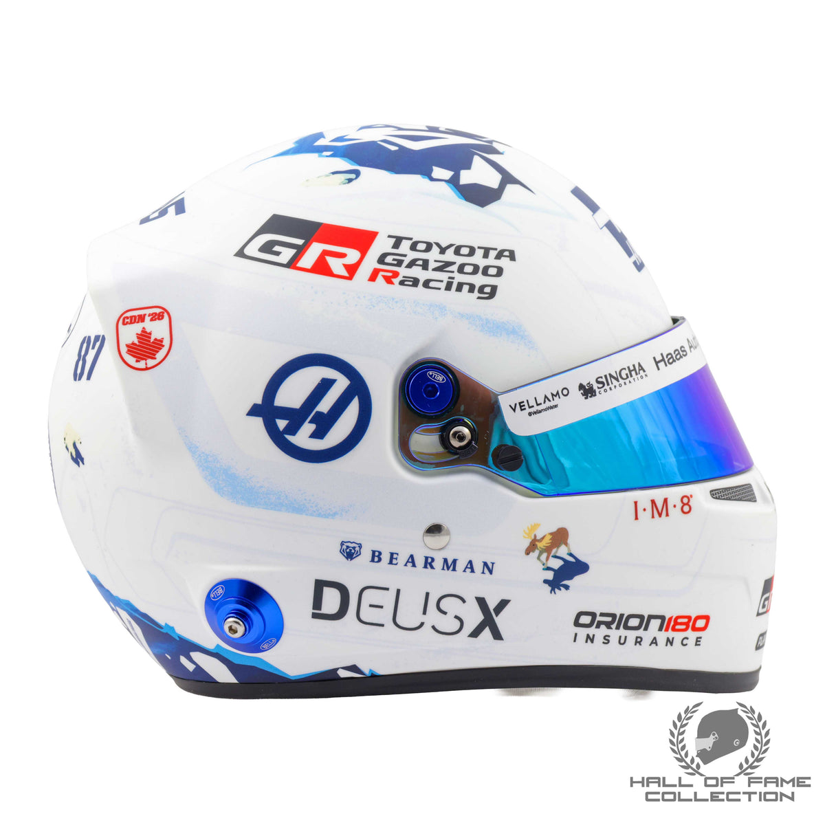 2025 Oliver Bearman Canada GP 1:2 Scale Helmet