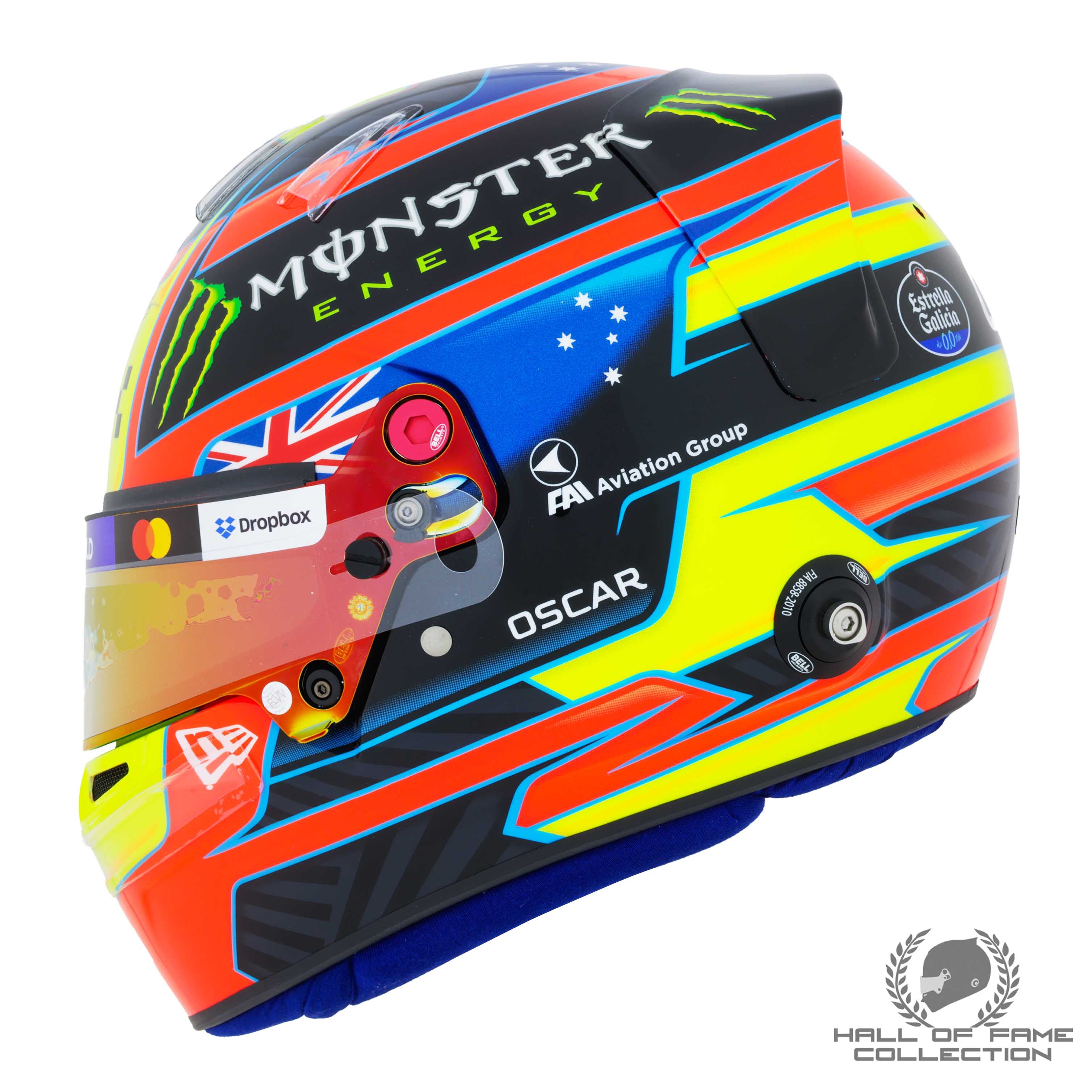 2025 Oscar Piastri Signed Official Replica McLaren F1 Helmet