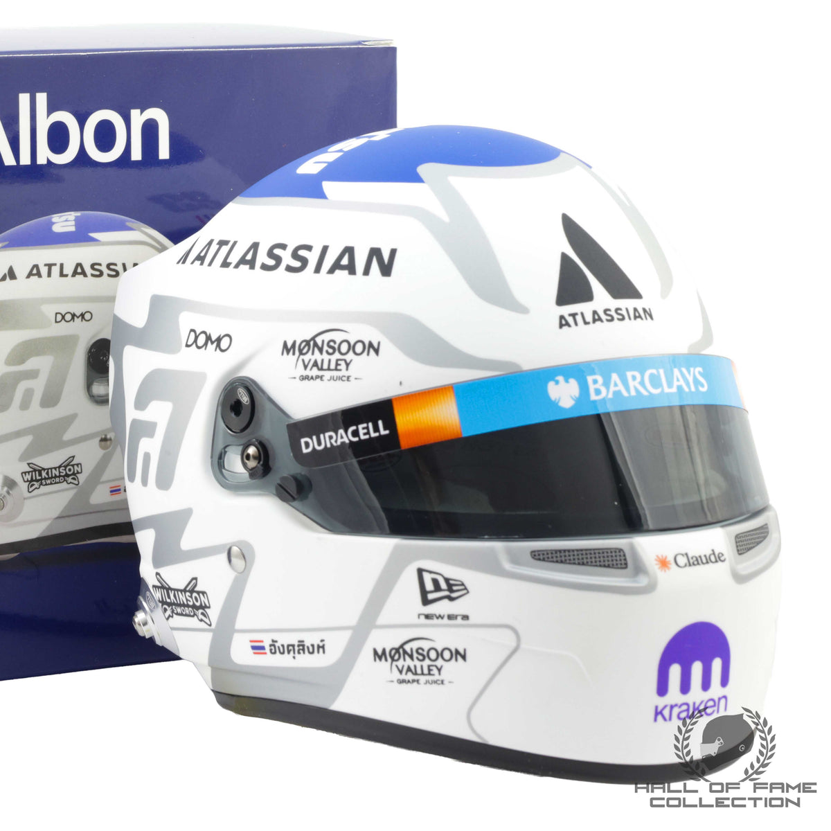 2026 Alex Albon 1:2 Scale F1 Helmet