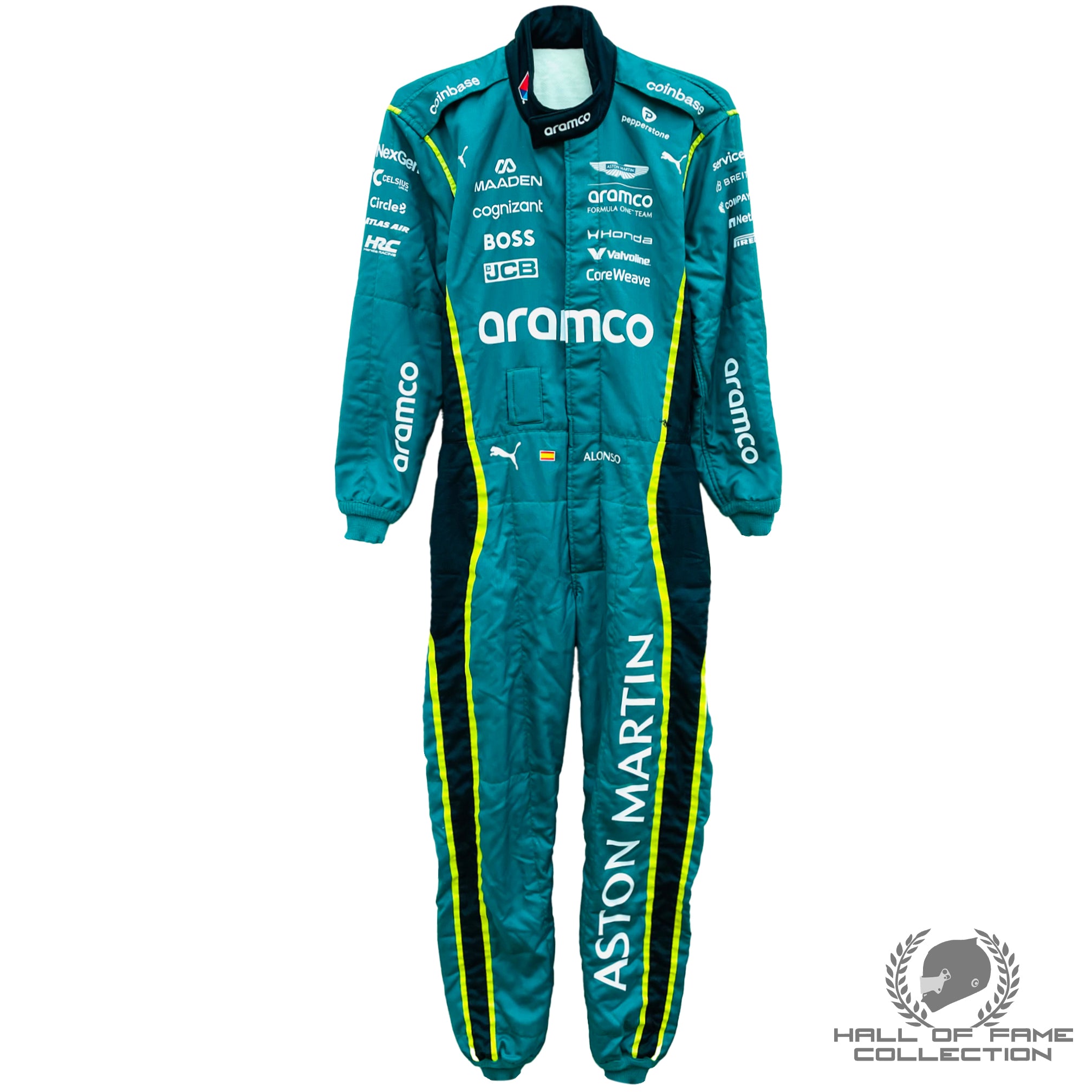 2026 Fernando Alonso Race Used Aston Martin F1 Suit