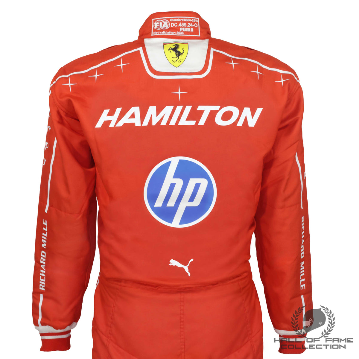 2026 Lewis Hamilton Scuderia Ferrari "Michael Schumacher 7 Star" Monza F1 Suit