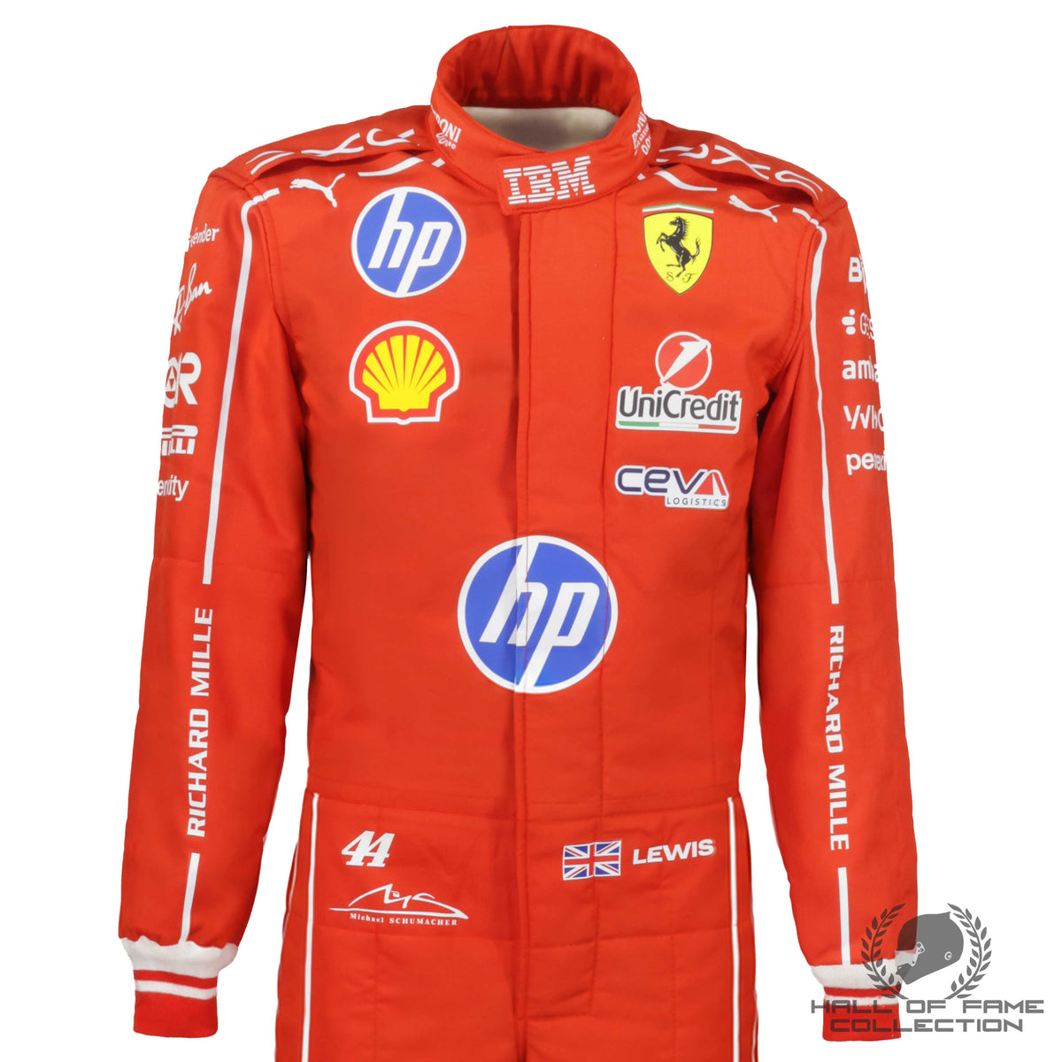 2026 Lewis Hamilton Scuderia Ferrari "Michael Schumacher 7 Star" Monza F1 Suit