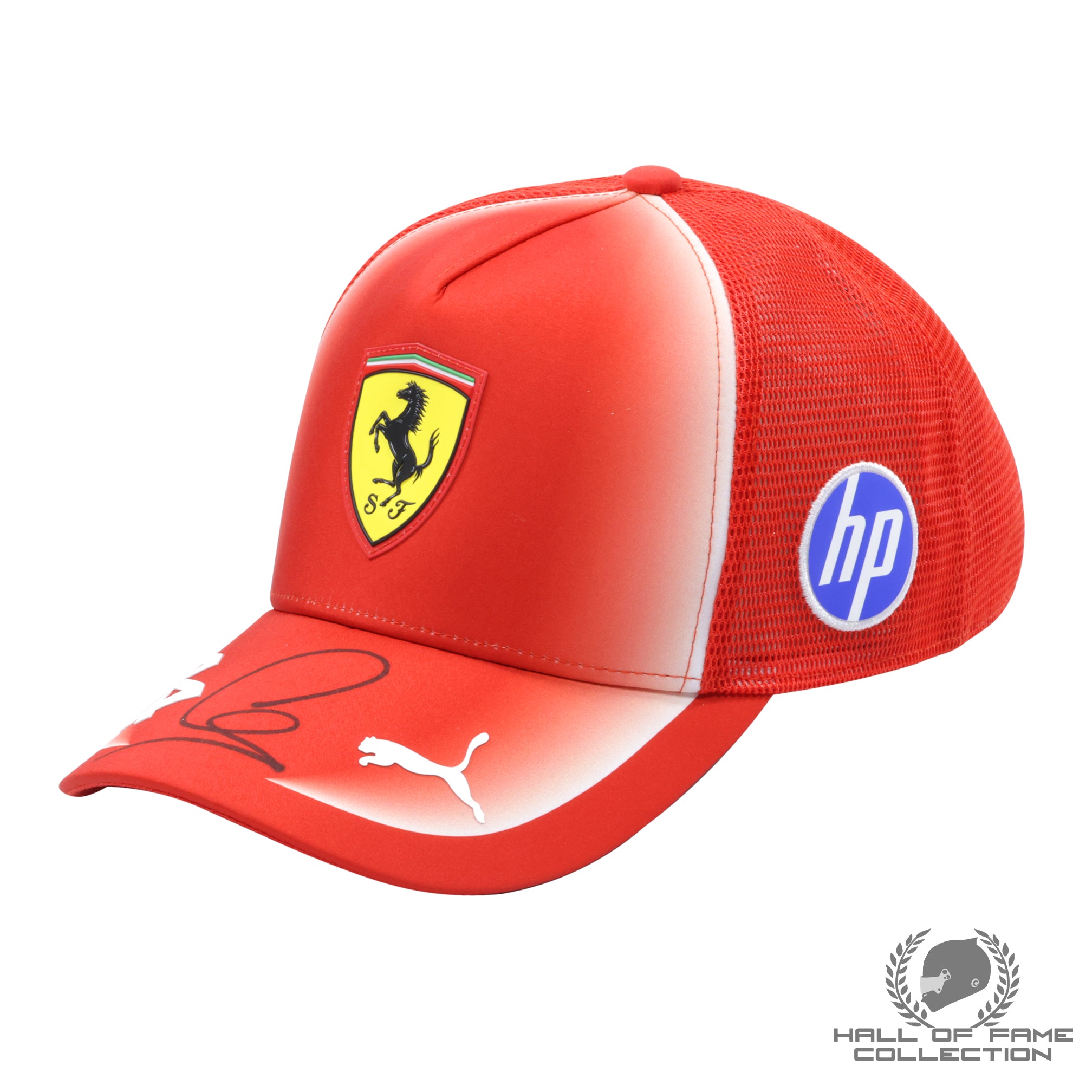 2026 Lewis Hamilton Signed Scuderia Ferrari Driver Issued F1 Hat