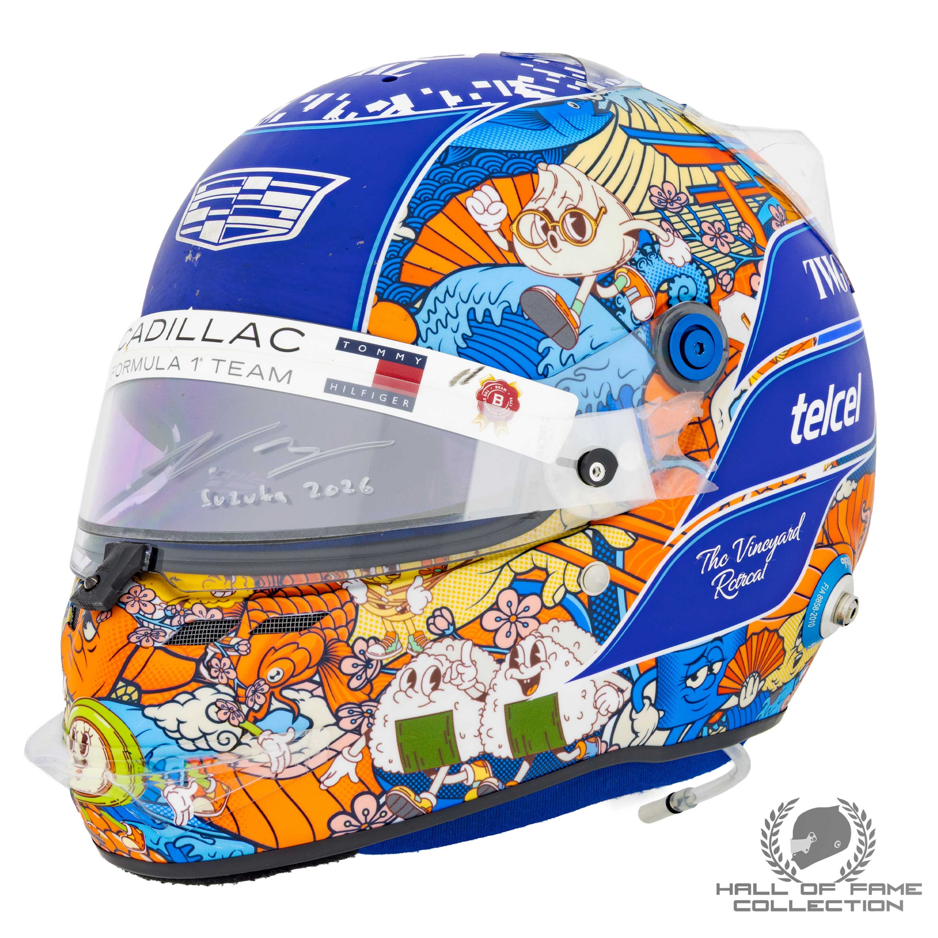 2026 Valtteri Bottas Signed Japan GP Cadillac F1 Helmet