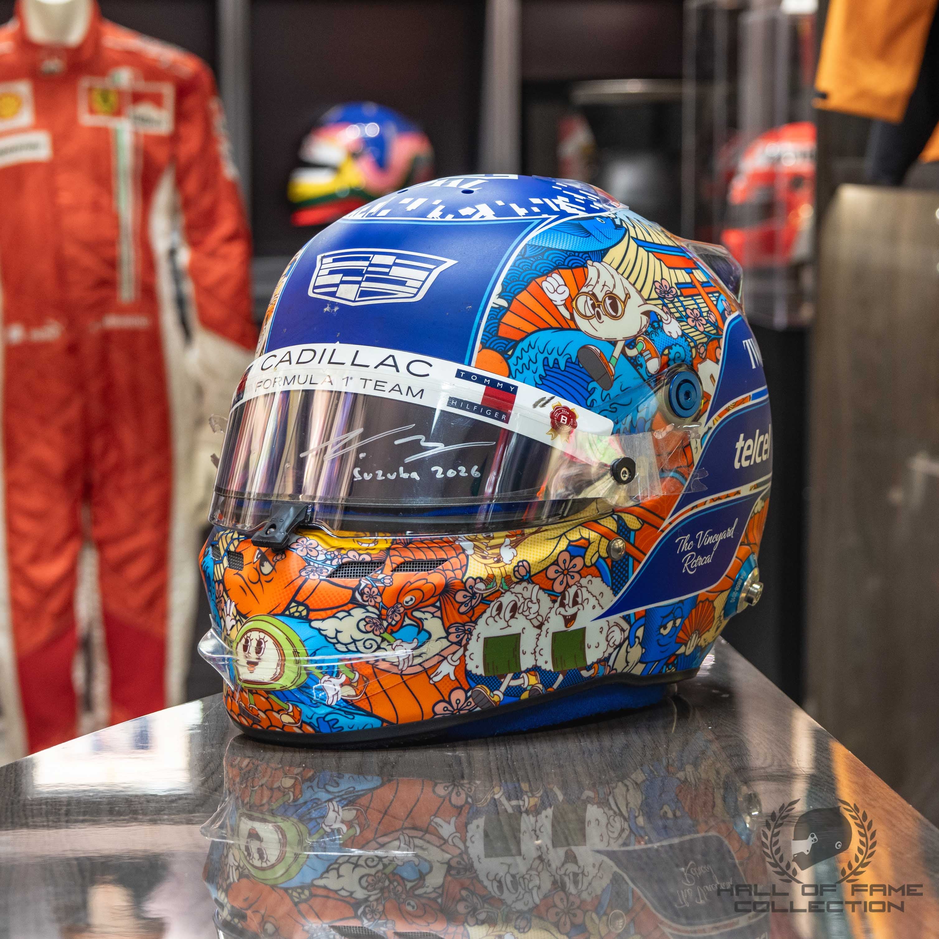 2026 Valtteri Bottas Signed Japan GP Cadillac F1 Helmet