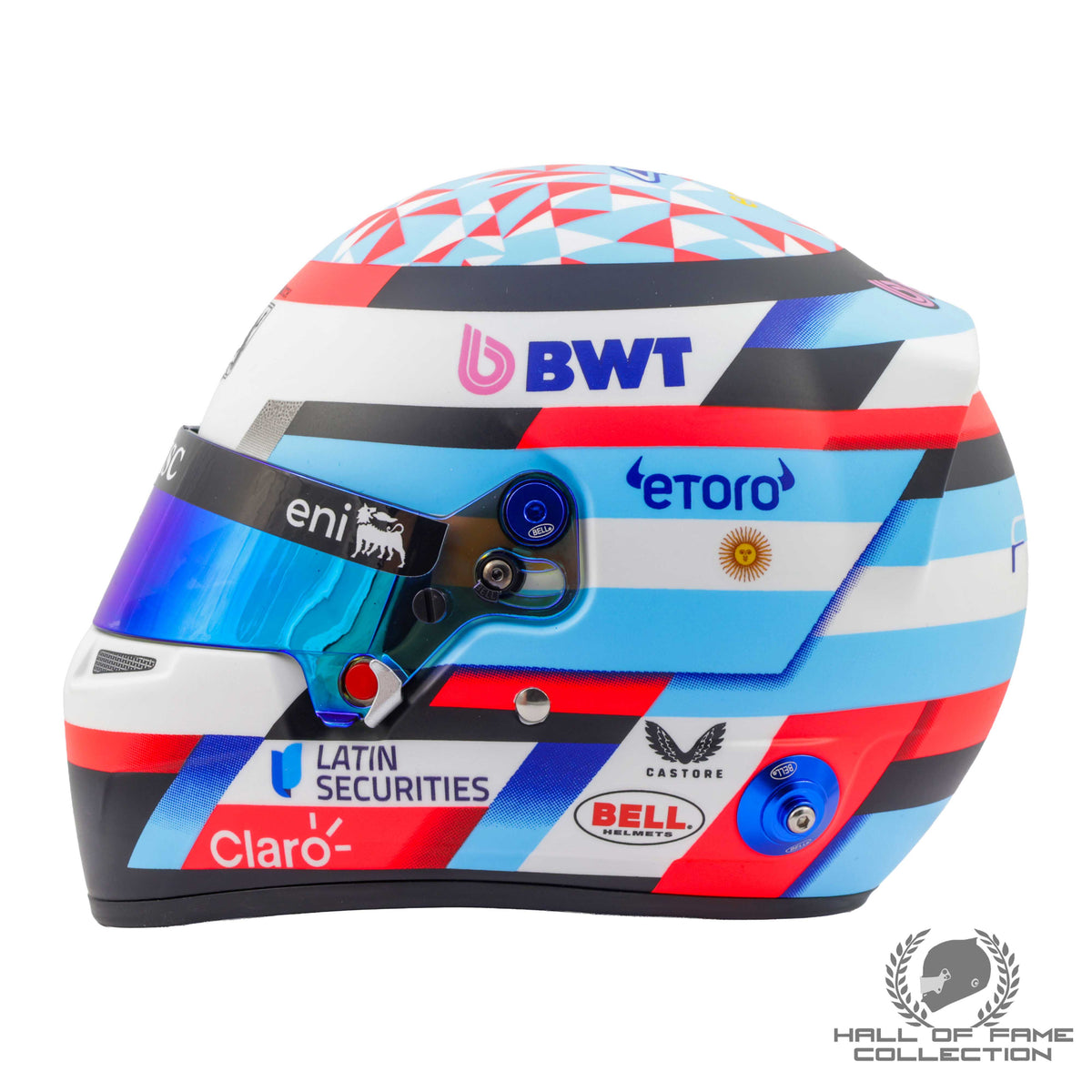 2026 Franco Colapinto 1:2 Scale Helmet
