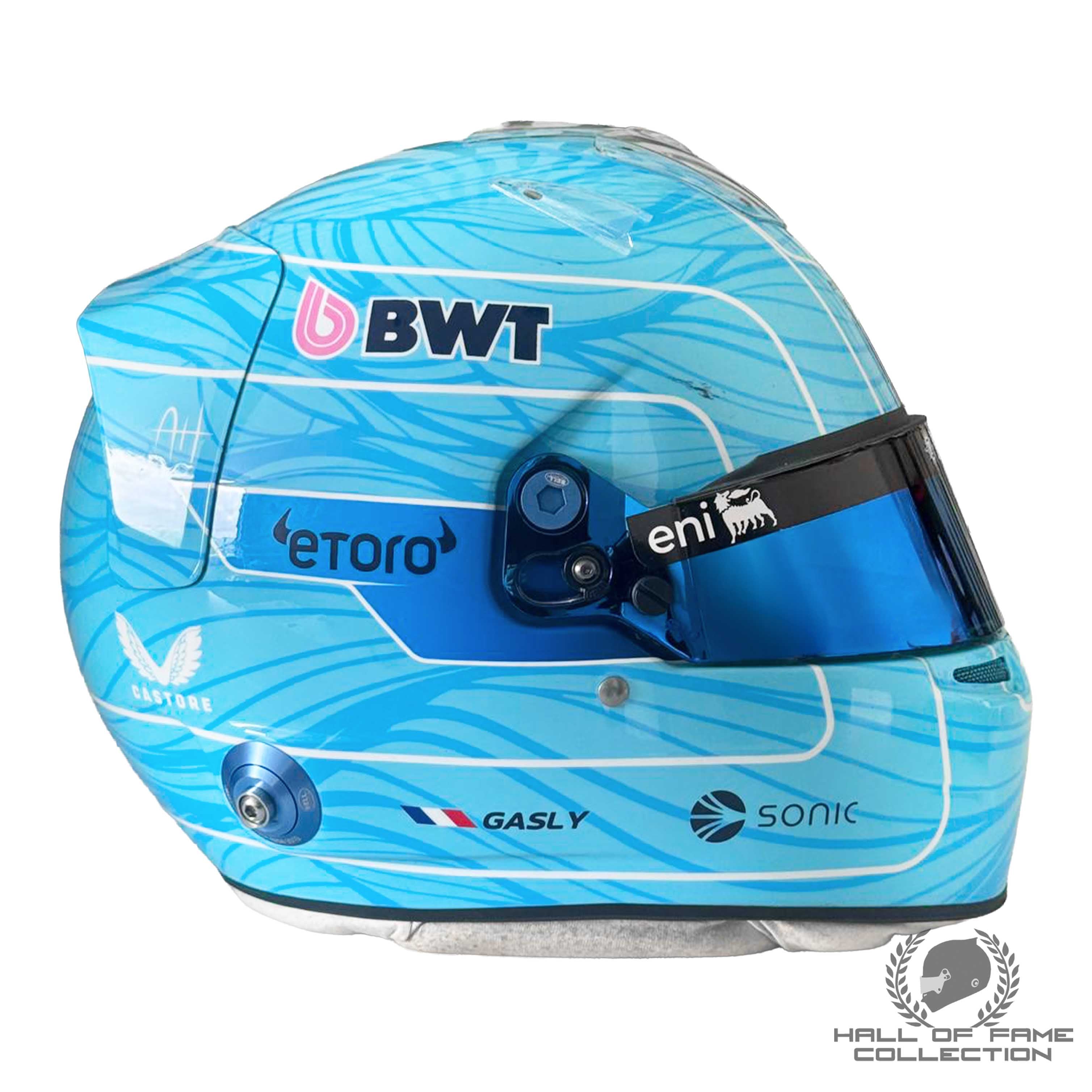 2026 Pierre Gasly Signed  Race Used BWT Alpine F1 Helmet