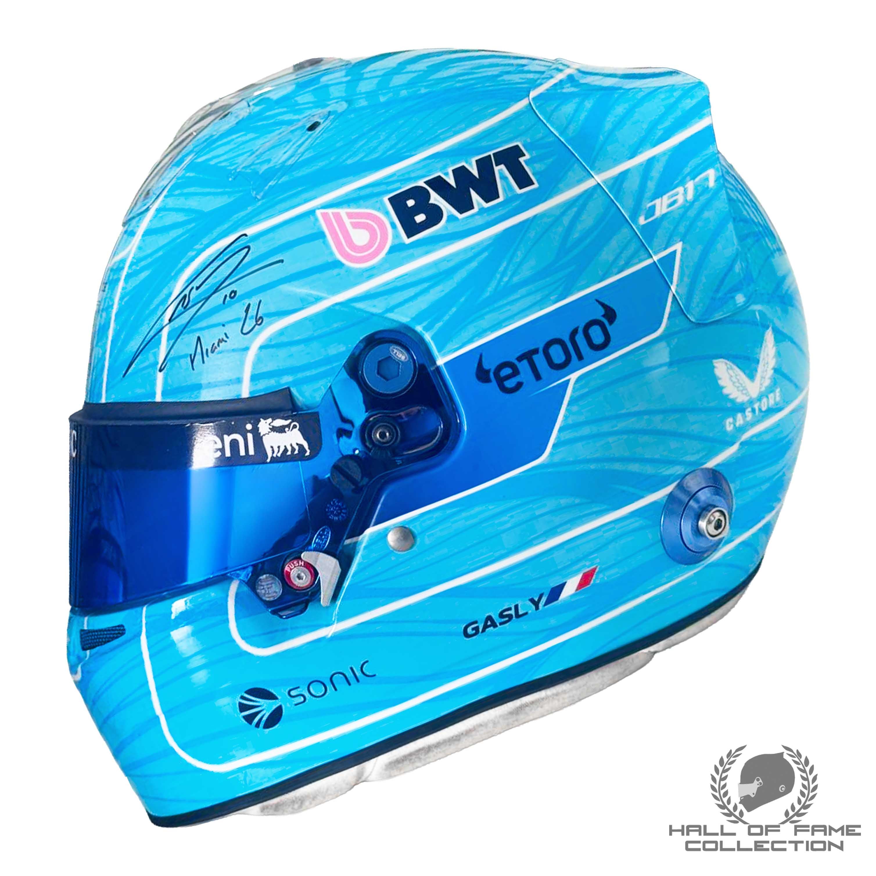 2026 Pierre Gasly Signed  Race Used BWT Alpine F1 Helmet