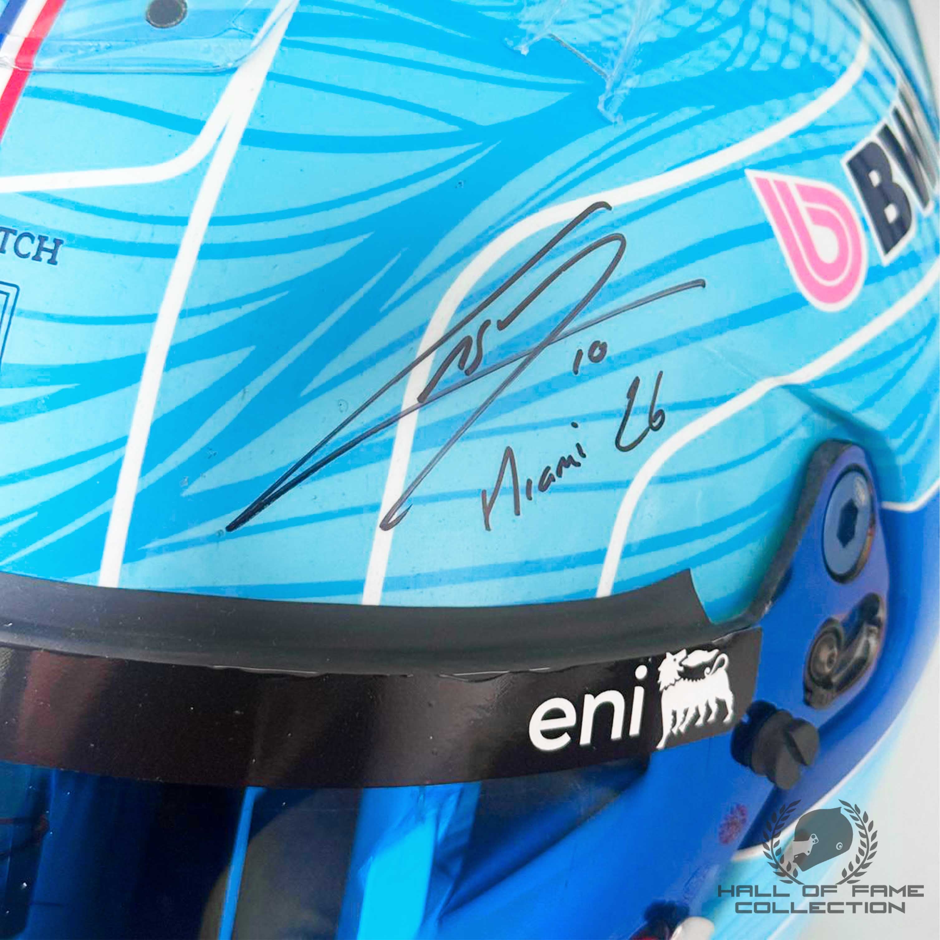 2026 Pierre Gasly Signed  Race Used BWT Alpine F1 Helmet