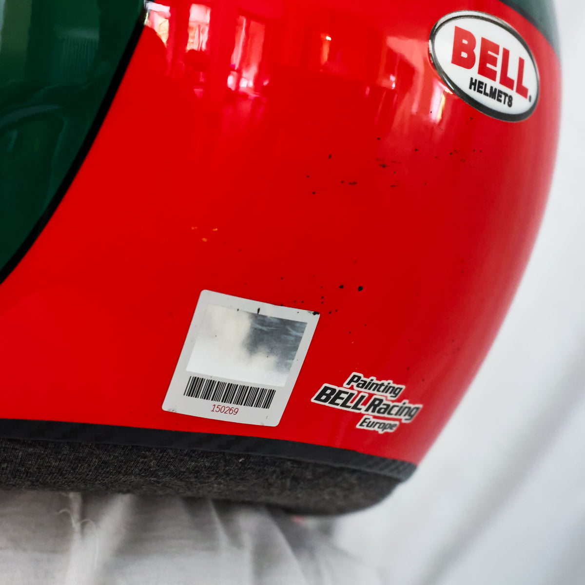 2015/16 Jacques Villeneuve Signed Race Used Venturi Grand Prix Formula E Helmet