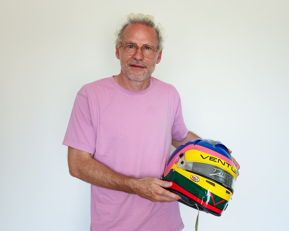 2015/16 Jacques Villeneuve Signed Race Used Venturi Grand Prix Formula E Helmet