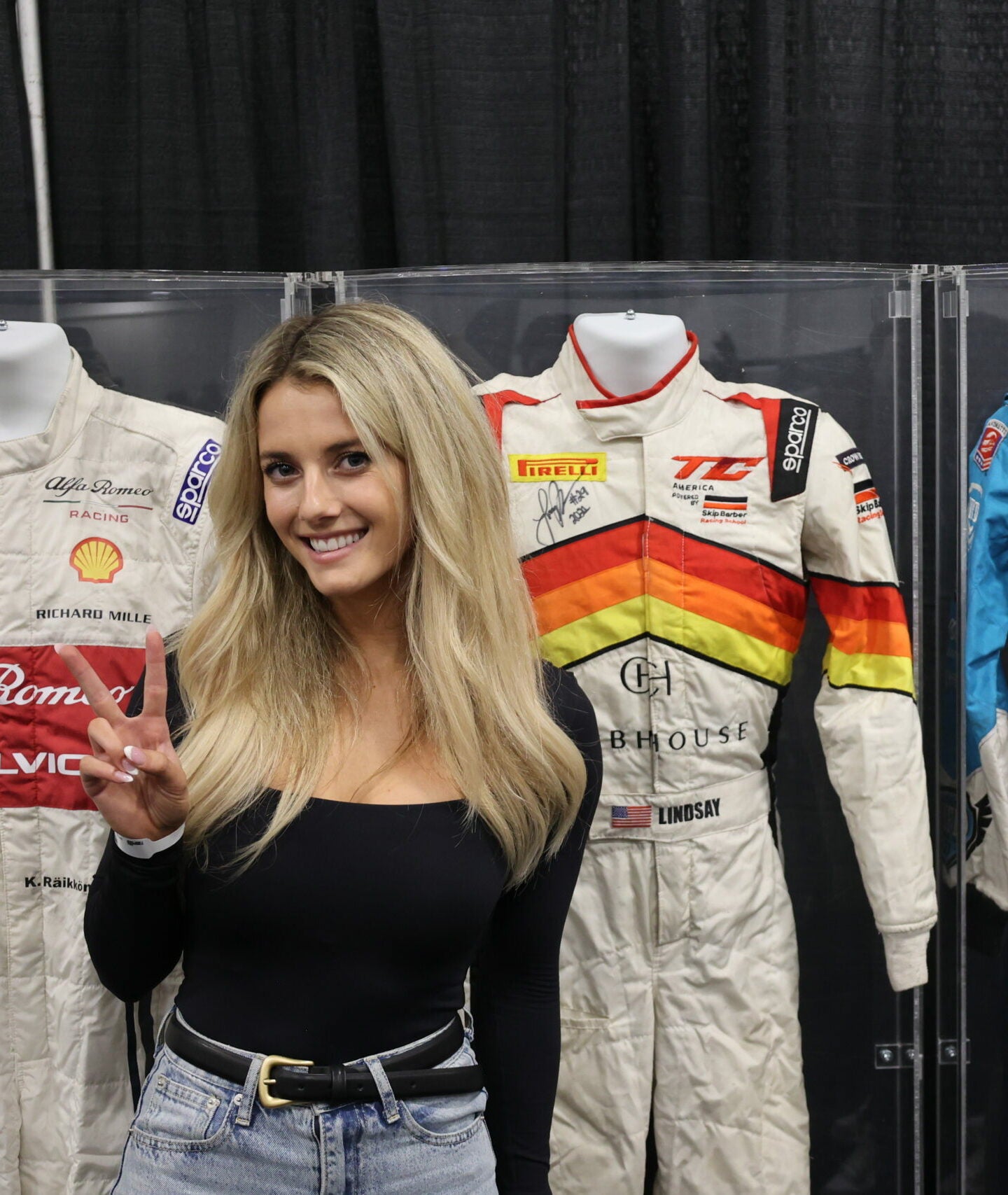 2021 Lindsay Brewer Signed Race Used Touring Car America First Professional Suit