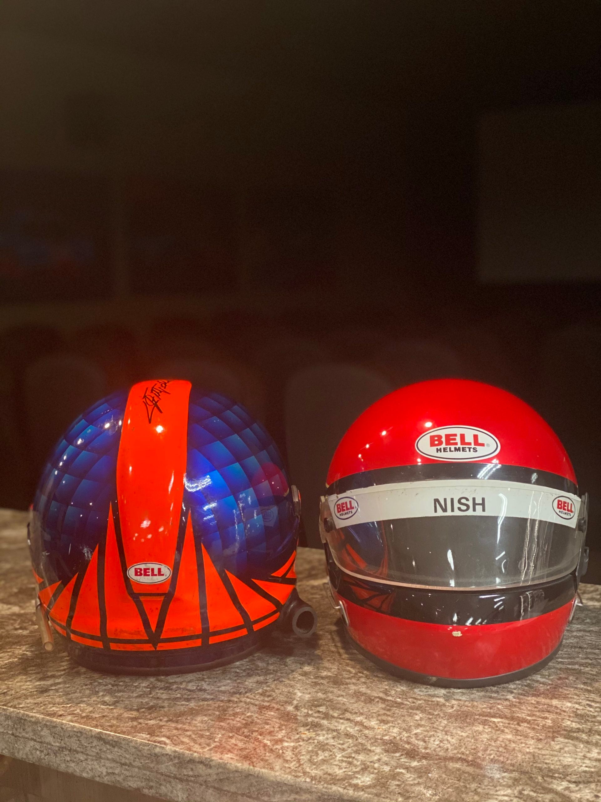 1985 Mike Nish Race Worn Very Rare Bell Indy 500 / IndyCar Helmet