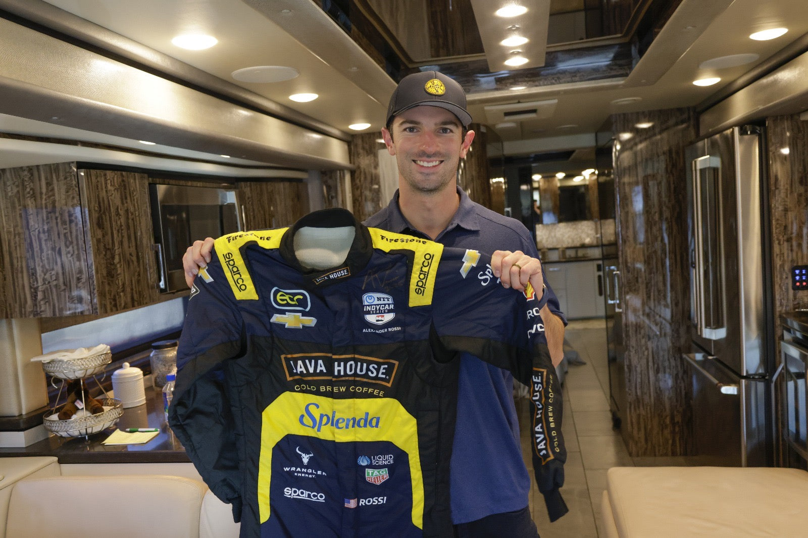 2025 Alex Rossi Signed Indy 500 Ed Carpenter Racing Suit
