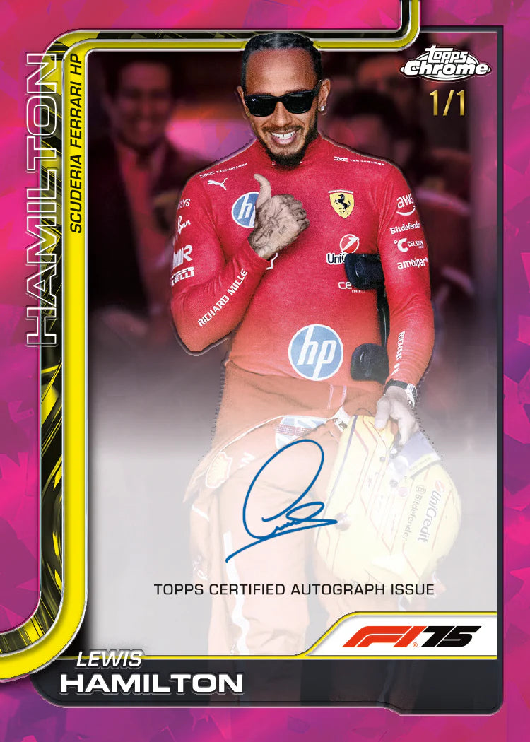 2025 Topps Chrome Formula 1 Sapphire Edition 10-Box Case