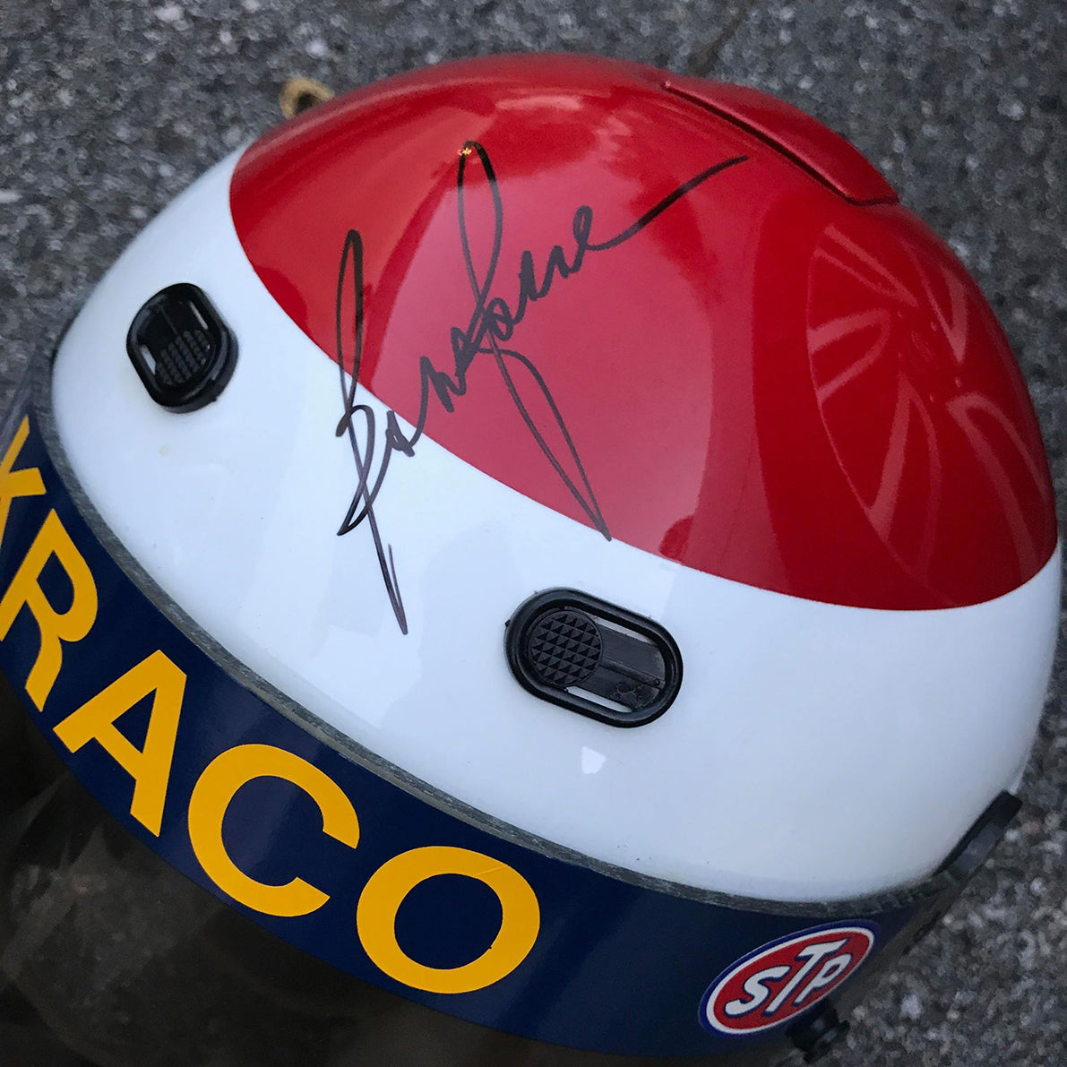 1990 Bobby Rahal Signed Galles Kraco Racing Bell Replica Helmet