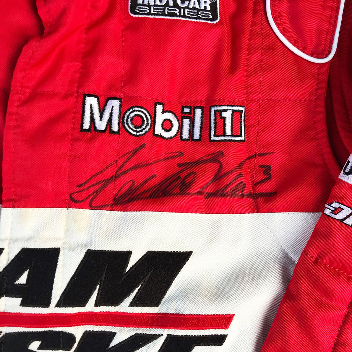 2009 Helio Castroneves Signed Team Penske Race Worn Suit