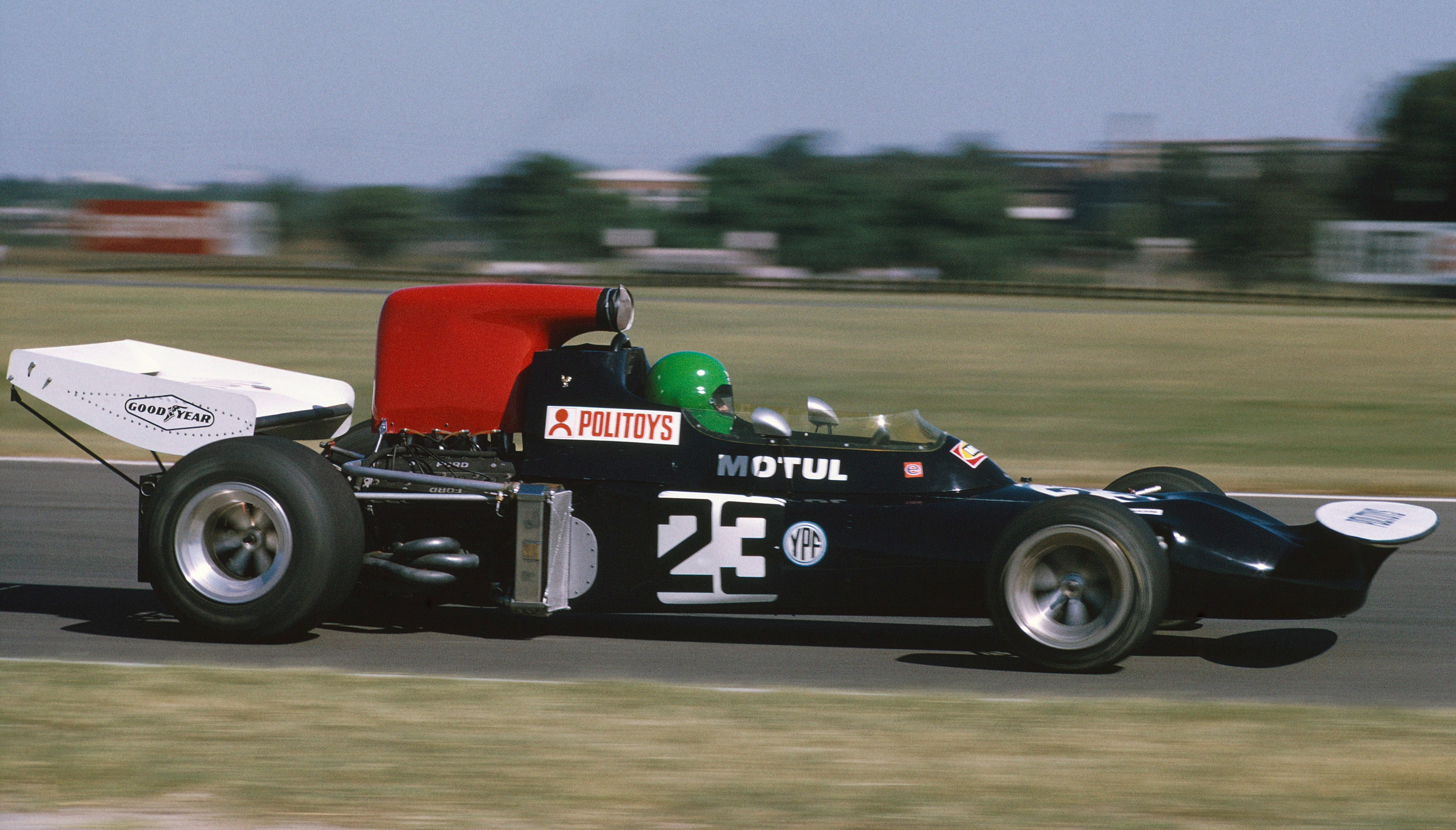 1972 Henri Pescarolo Race Used GPA FP1 Williams F1 Helmet