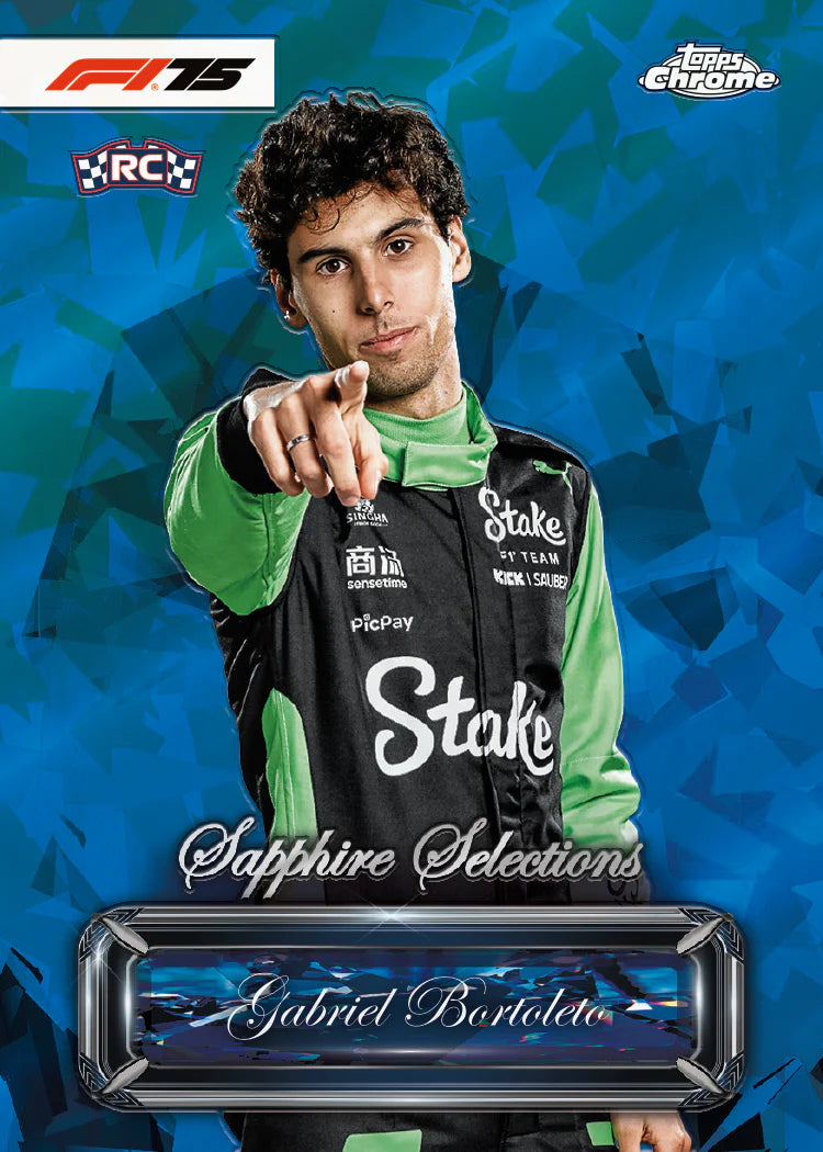 2025 Topps Chrome Formula 1 Sapphire Edition 10-Box Case