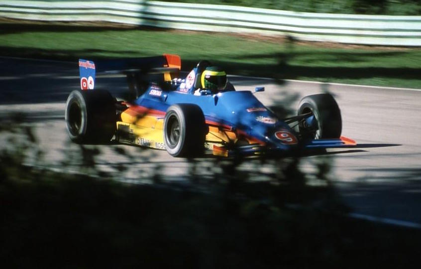 1989 Paul Tracy Signed Race Used Simpson Indy Lights / ARS Helmet