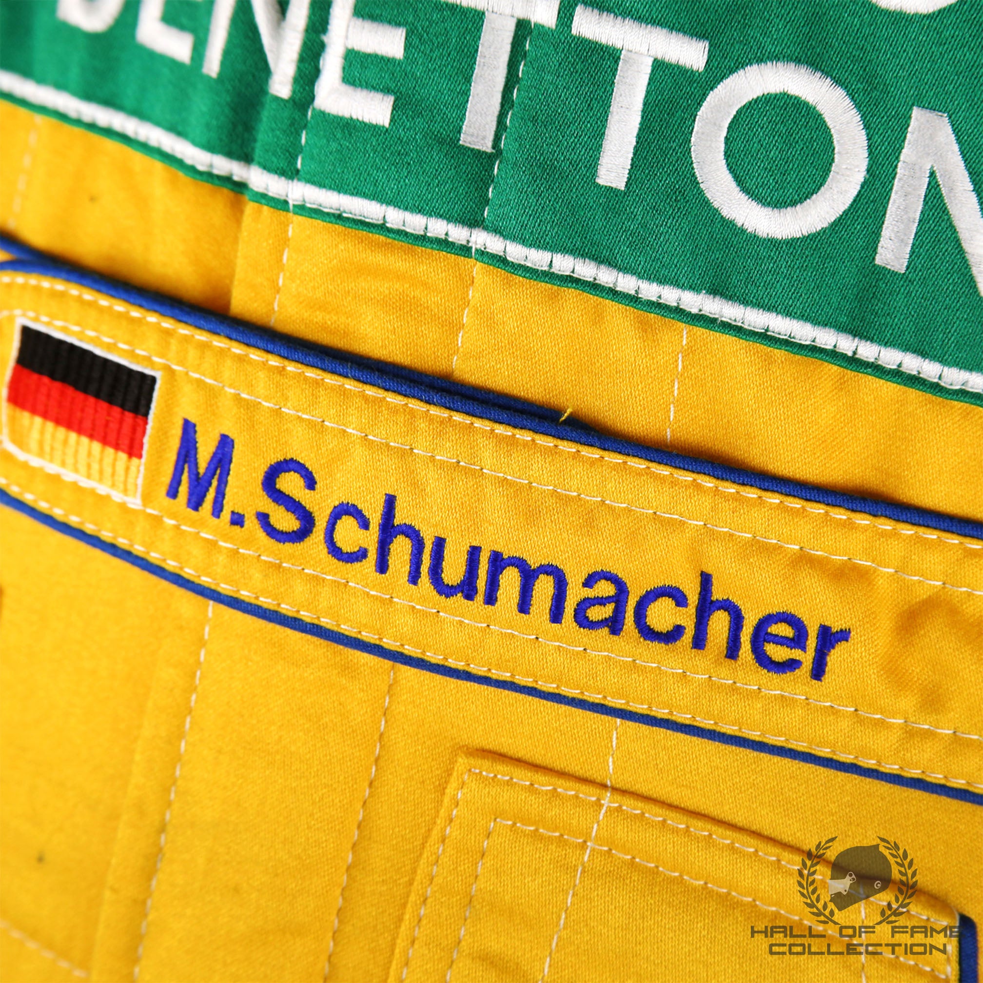 1992 Michael Schumacher German GP Used Benetton F1 Suit