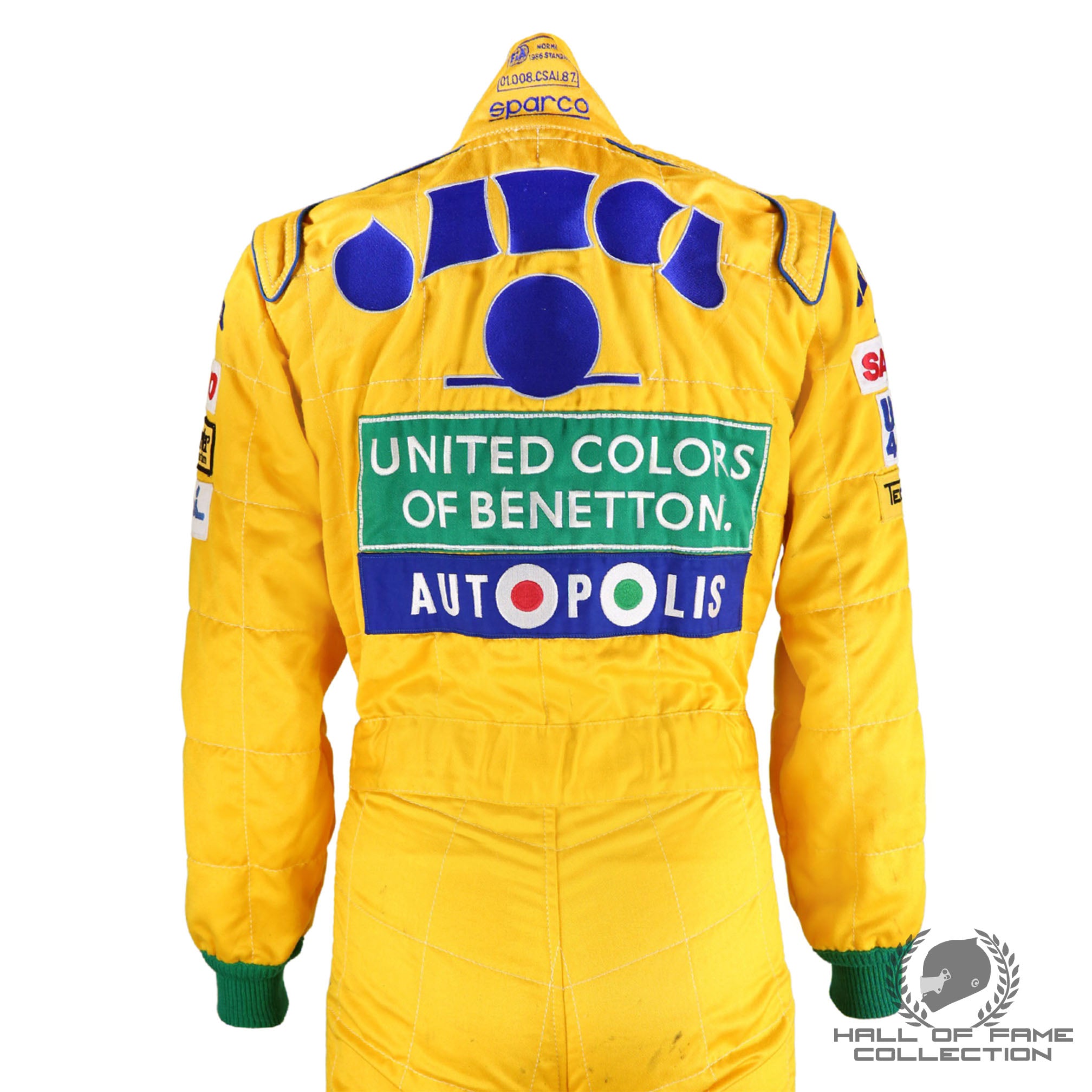 1992 Michael Schumacher German GP Used Benetton F1 Suit