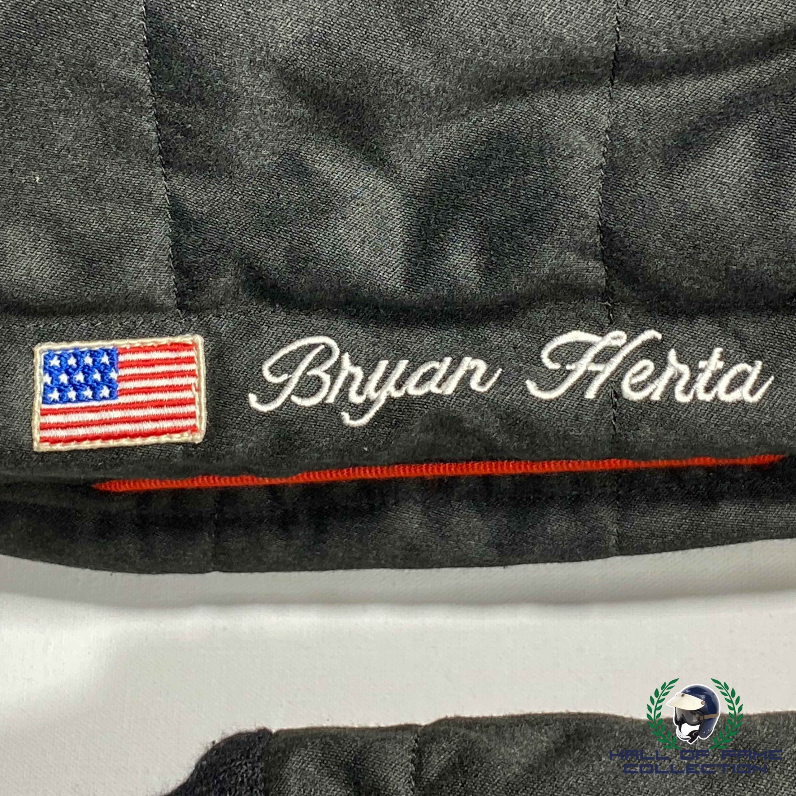 1999 Bryan Herta Signed Laguna Seca Race Used Team Rahal IndyCar Suit