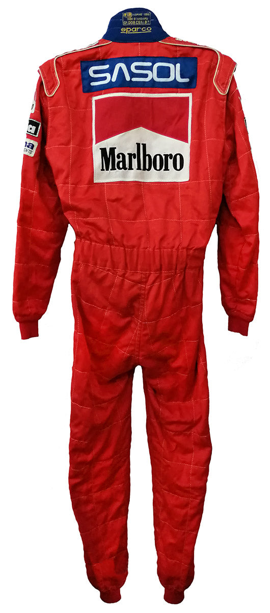 1994 Andrea de Cesaris Sasol Jordan Race Used Suit