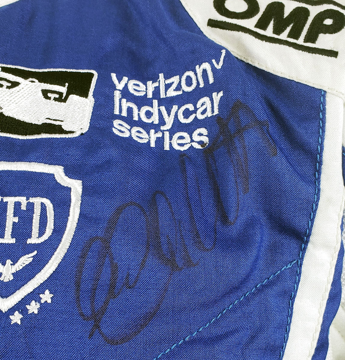 2017 Marco Andretti Signed Belle Isle Detroit Race Worn IndyCar Suit