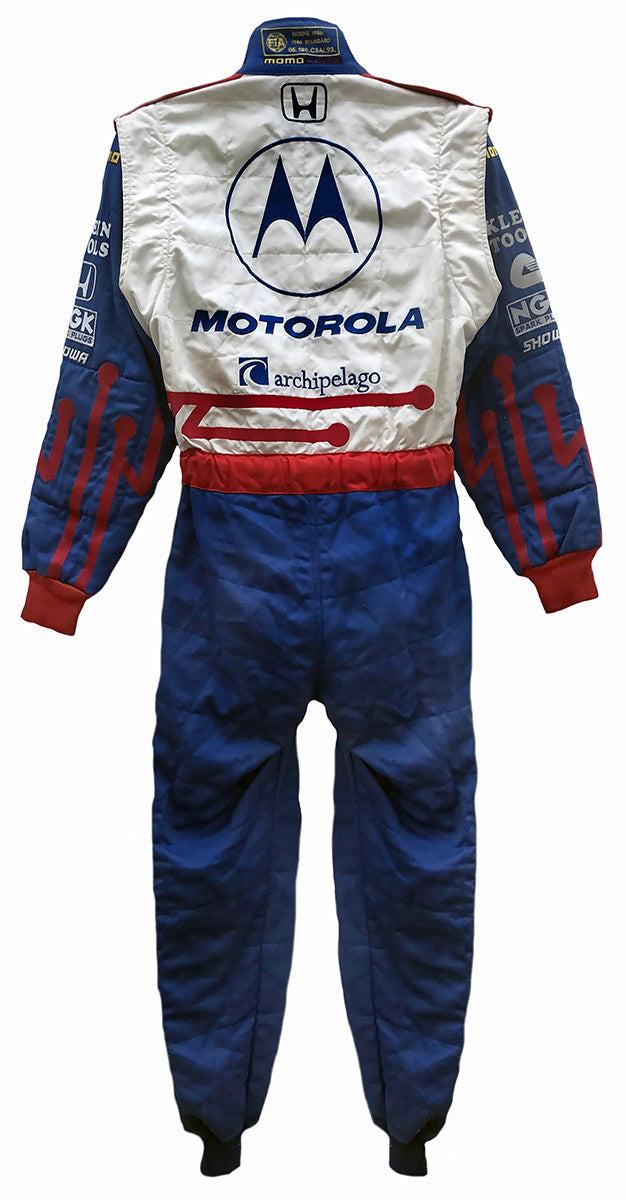 2001 Michael Andretti Signed Race Worn 'Motegi Japan' Cart IndyCar Suit