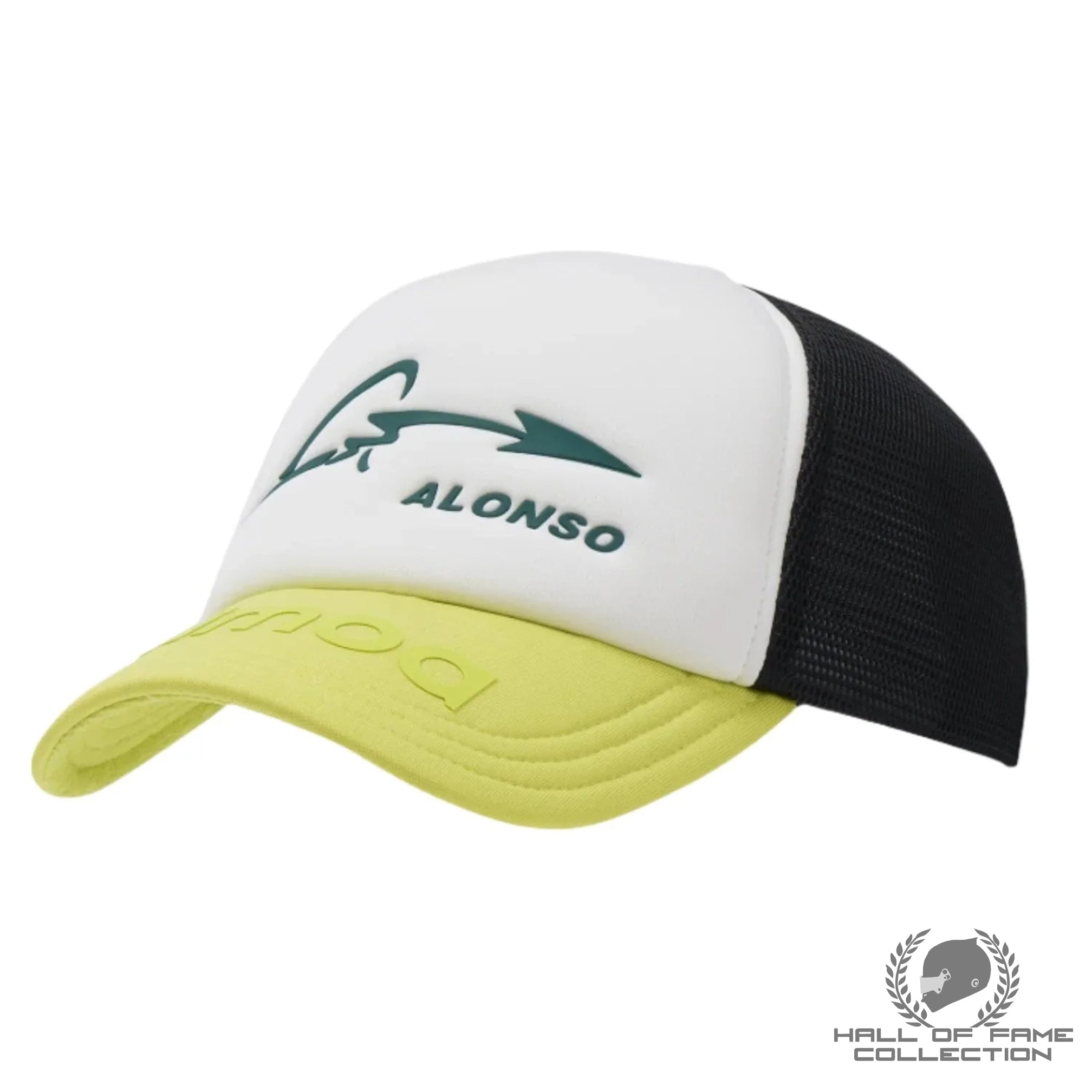 Aston Martin F1 Kimoa Fernando Alonso Trucker Hat- Tricolor