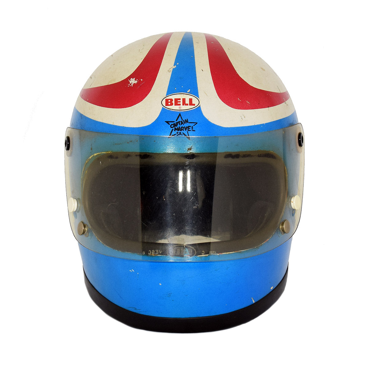 1975 Bill Marvel Senior Stock Car Race Used Helmet