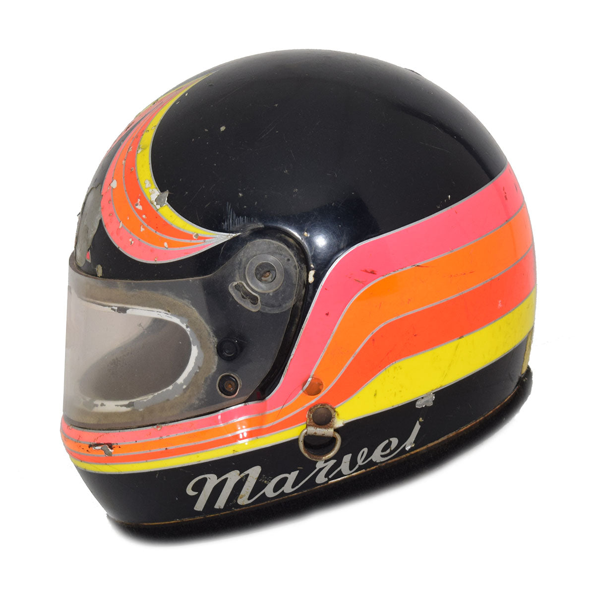 1989 Brad Marvel Bell XFM-1 Race Used USAC Sprint Car Helmet