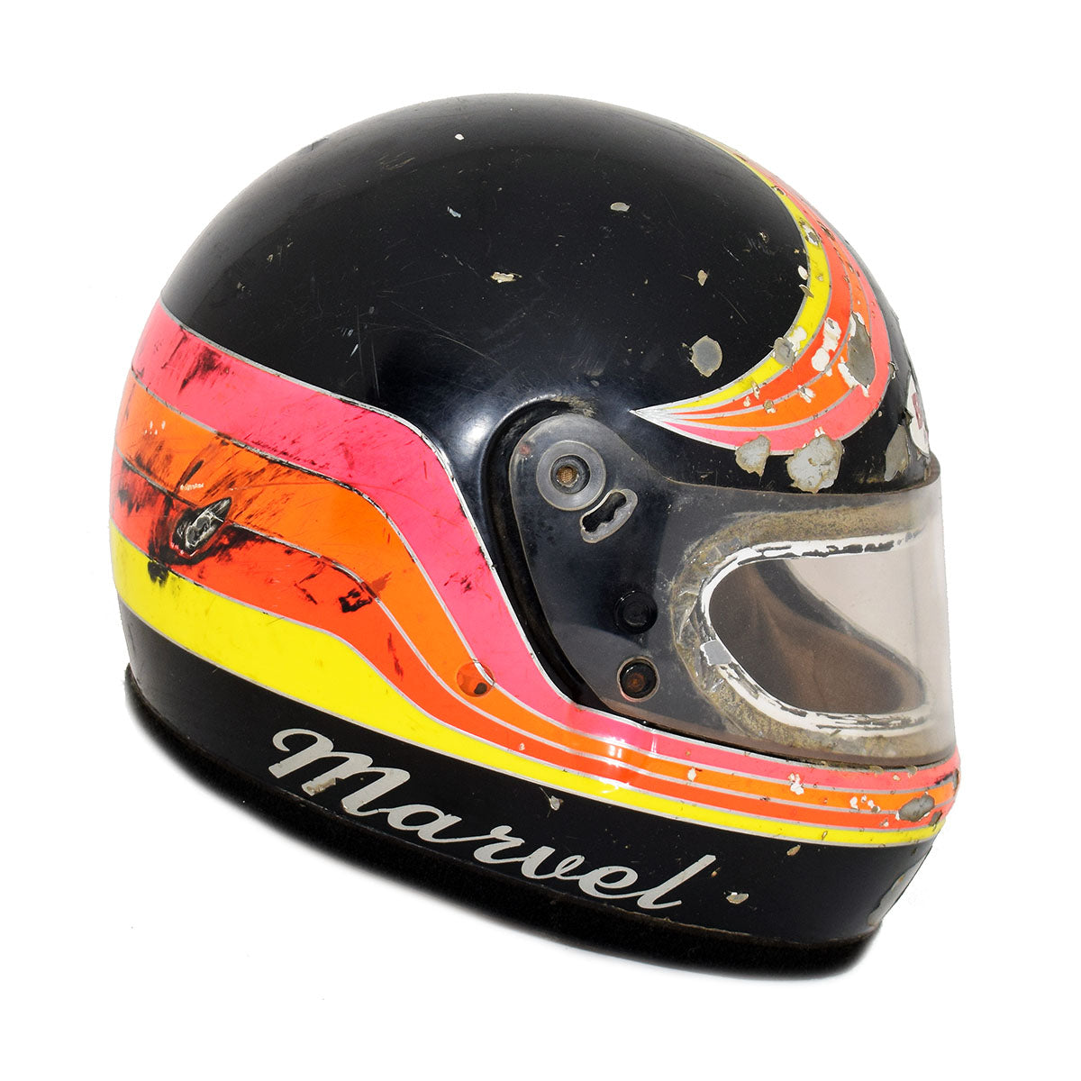 1989 Brad Marvel Bell XFM-1 Race Used USAC Sprint Car Helmet