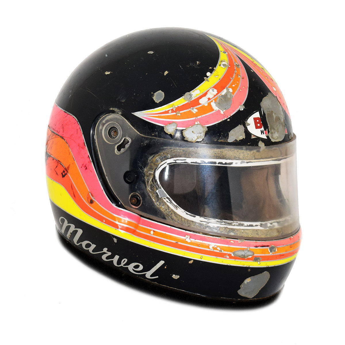 1989 Brad Marvel Bell XFM-1 Race Used USAC Sprint Car Helmet