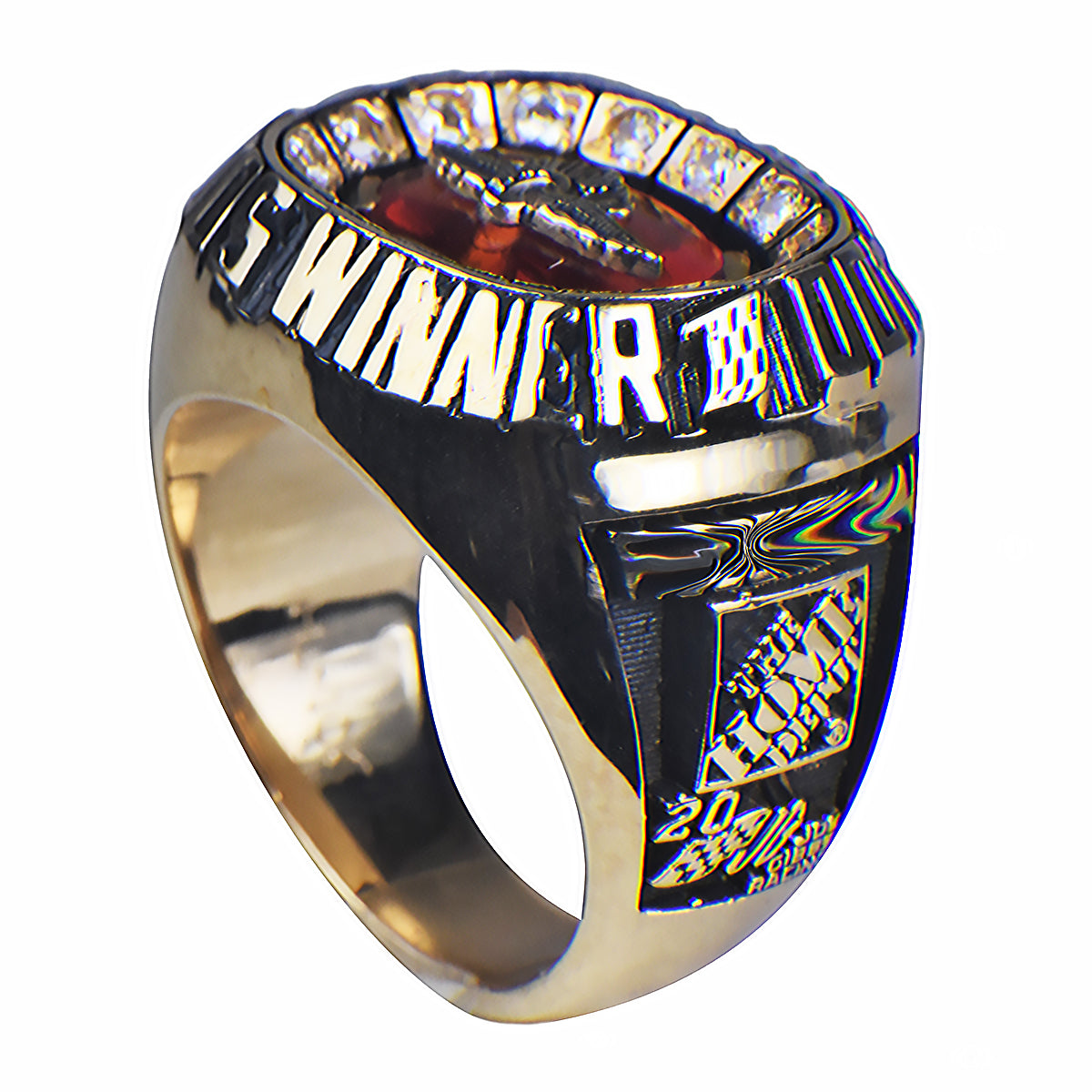 2005 Tony Stewart Brickyard 400 Winning Crew Members Ring