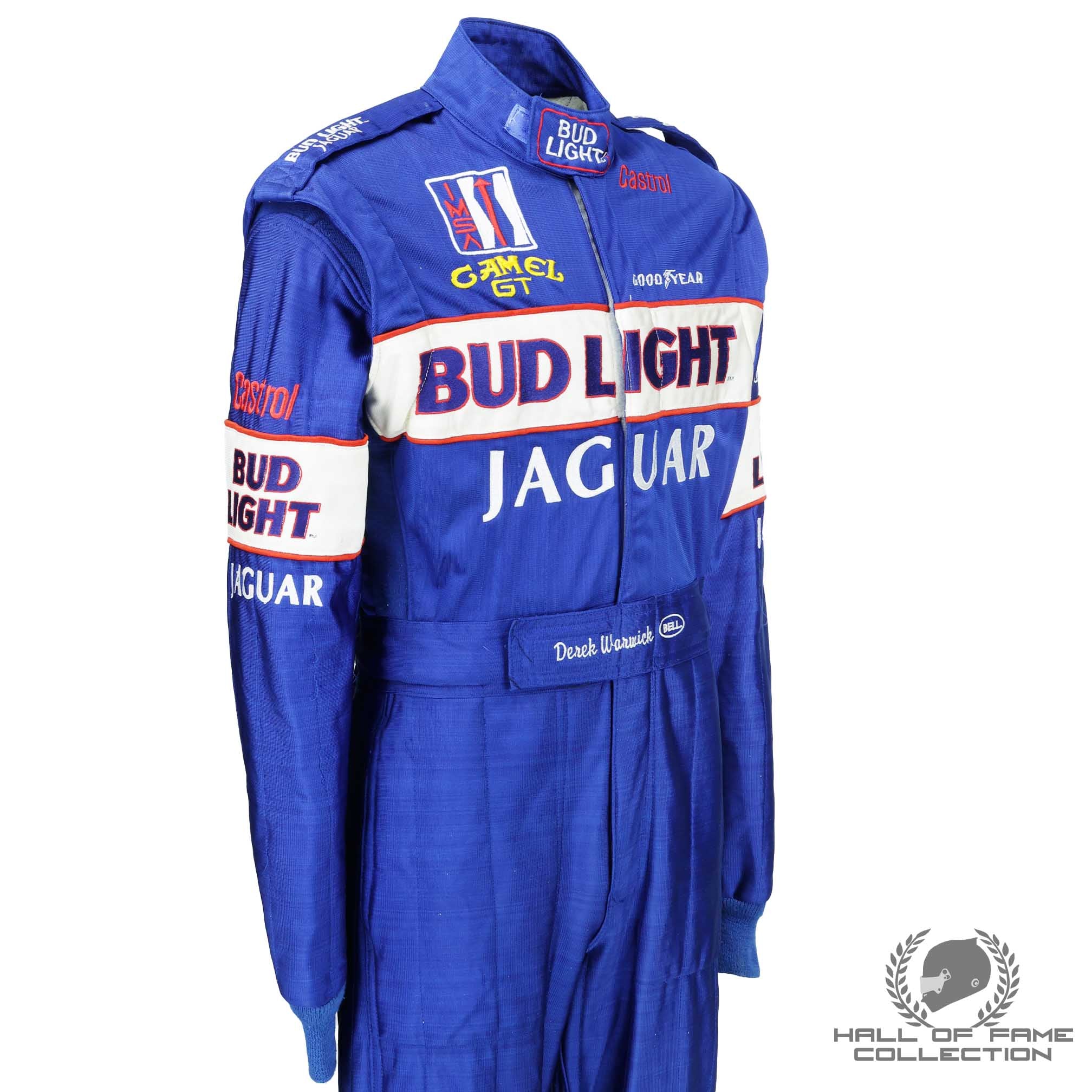 1991 Derek Warwick 24 Hour of Daytona Used Bud Light Jaguar Racing Sportscar Suit